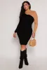 Plus Size Color Block Keyhole Sweater Dress sold by Rainbow