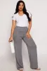 Brushed Knit Wide Leg Sweatpants sold by Rainbow