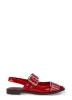 Pointed Toe Double Buckle Slingback Flats sold by Rainbow