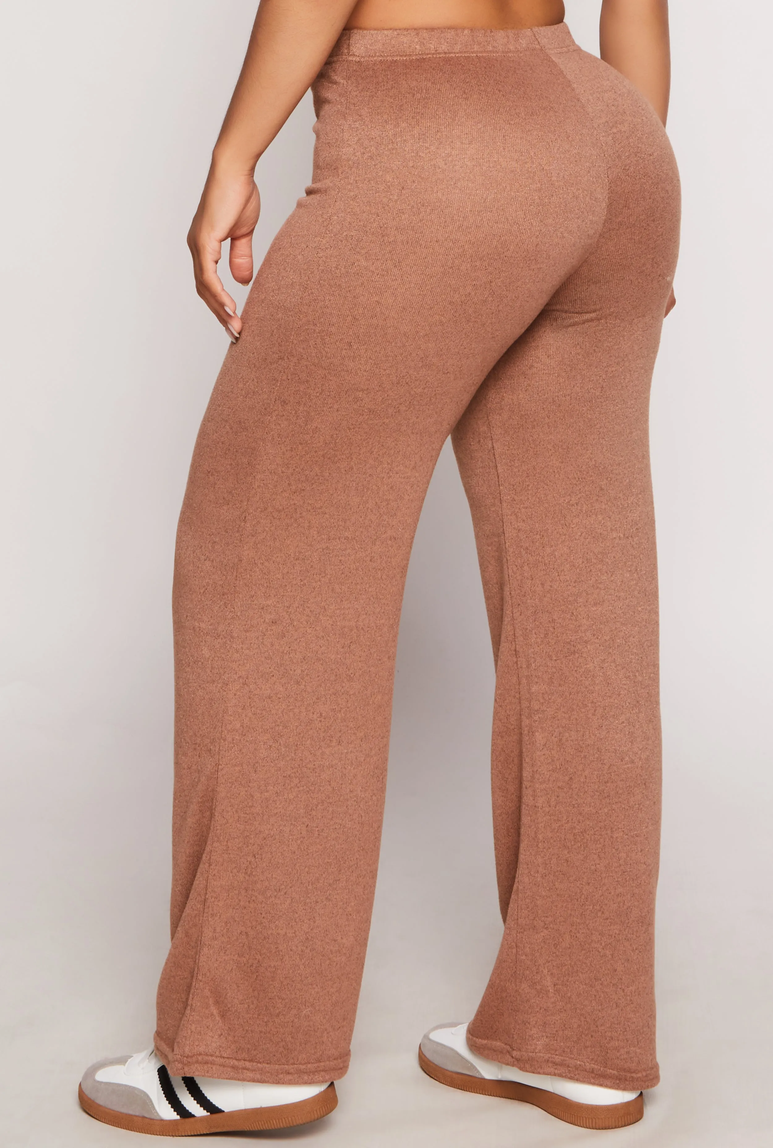 Brushed Knit Wide Leg Sweatpants sold by Rainbow product image thumbnail 3