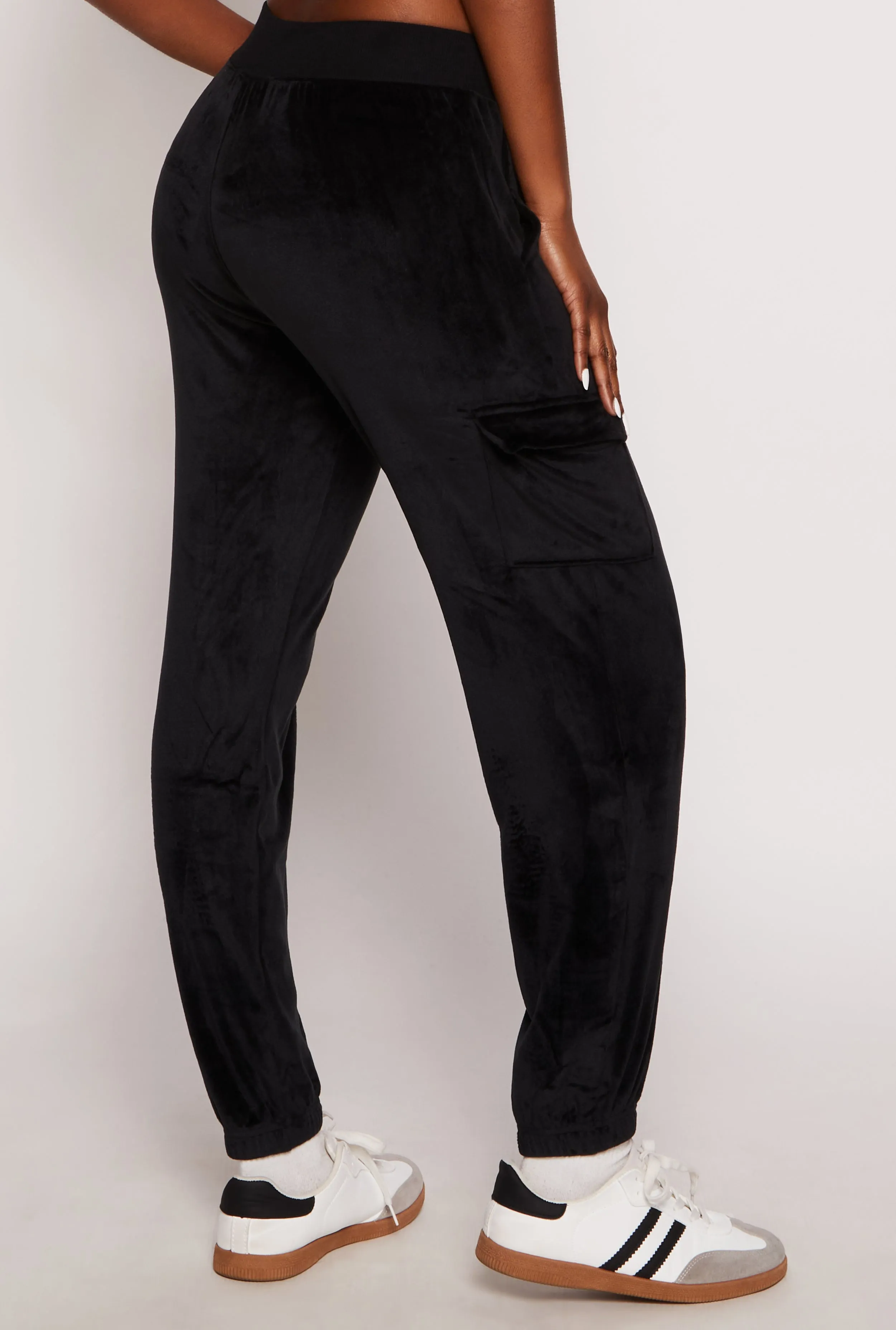 Velour Cargo Pocket Sweatpants sold by Rainbow product image thumbnail 3