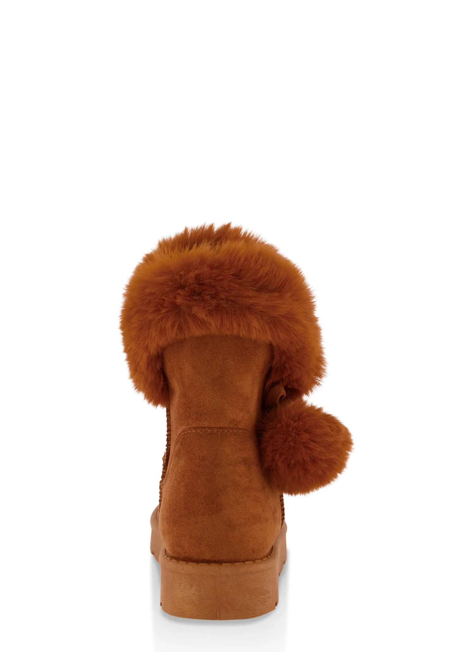 Faux Fur Pom Pom Booties sold by Rainbow product image thumbnail 3