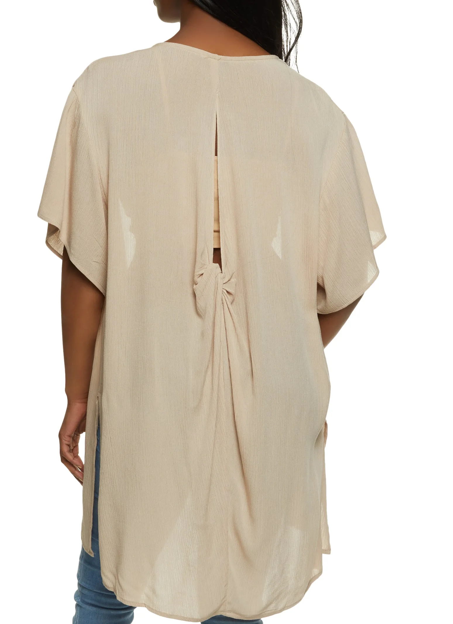 Twist Back Sheer Kimono sold by Rainbow product image thumbnail 2