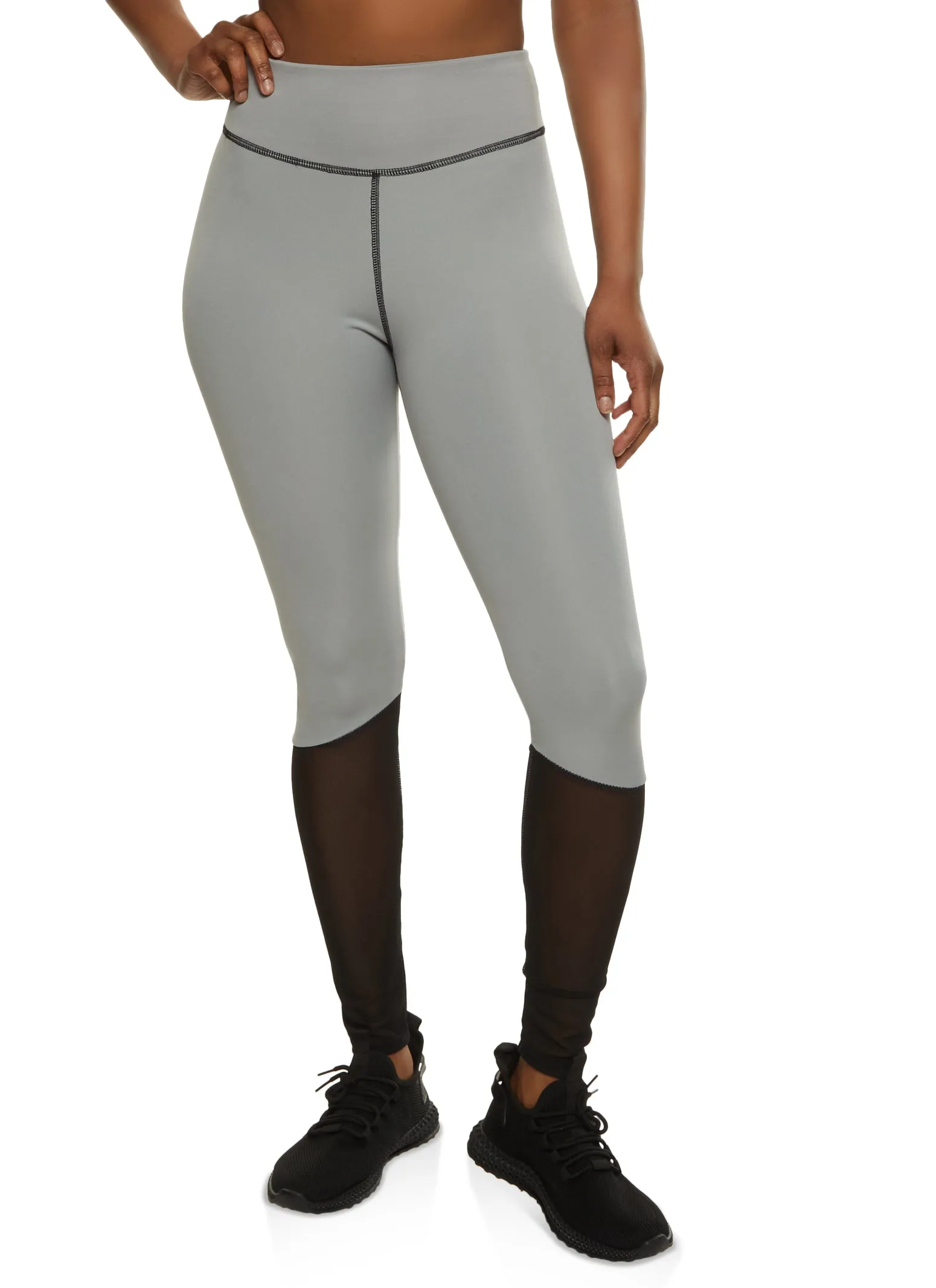 Mesh Color Block Leggings sold by Rainbow product image thumbnail 2