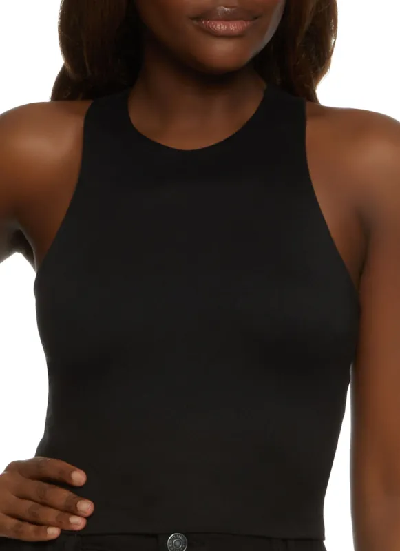 Cropped Racerback Tank Top sold by Rainbow
