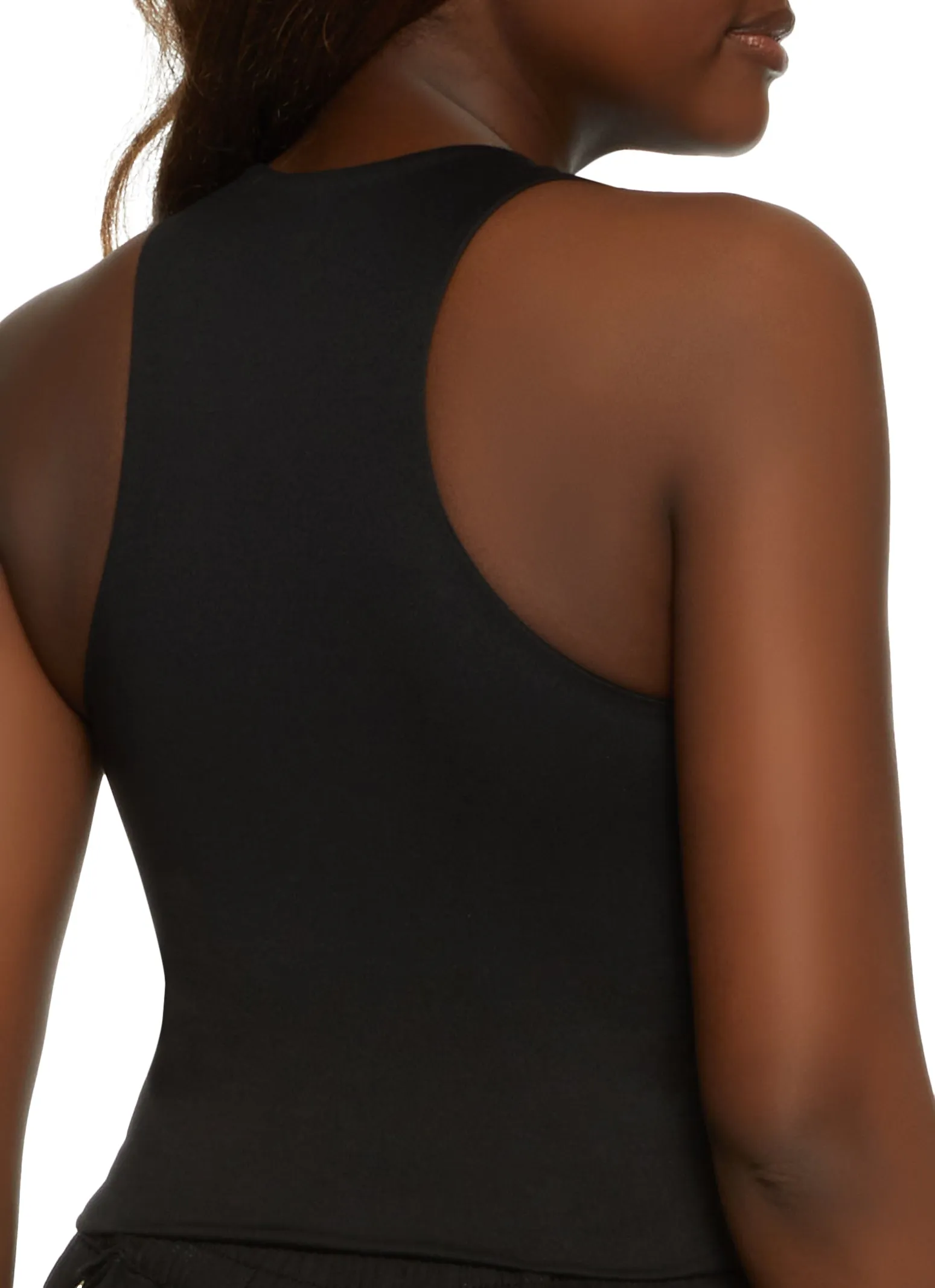Cropped Racerback Tank Top sold by Rainbow product image thumbnail 2