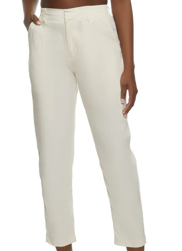 Solid Straight Leg Trousers sold by Rainbow