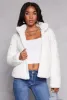Ambiance Faux Fur Zip Front Jacket sold by Rainbow