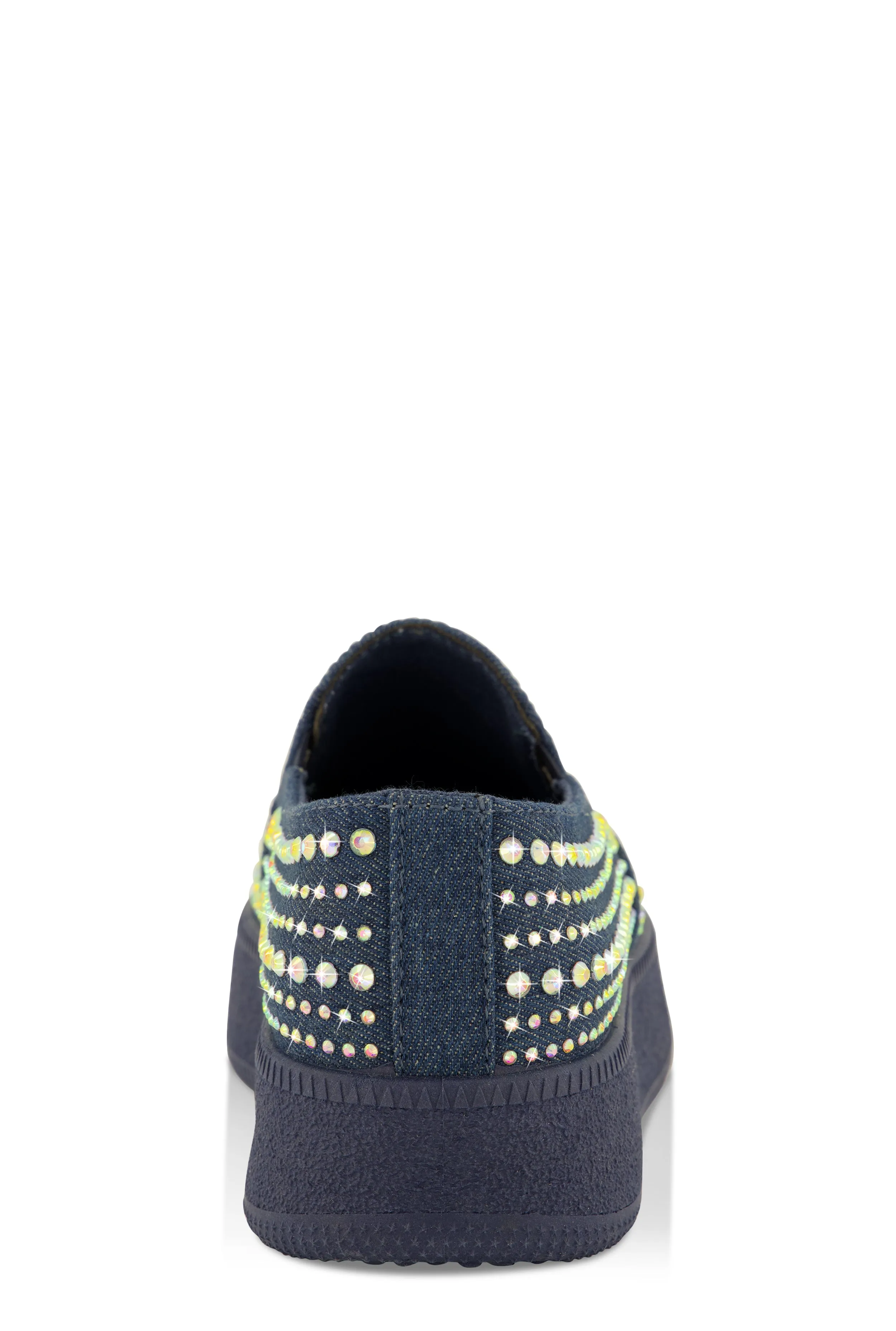 Rhinestone Slip On Platform Sneakers sold by Rainbow product image thumbnail 3