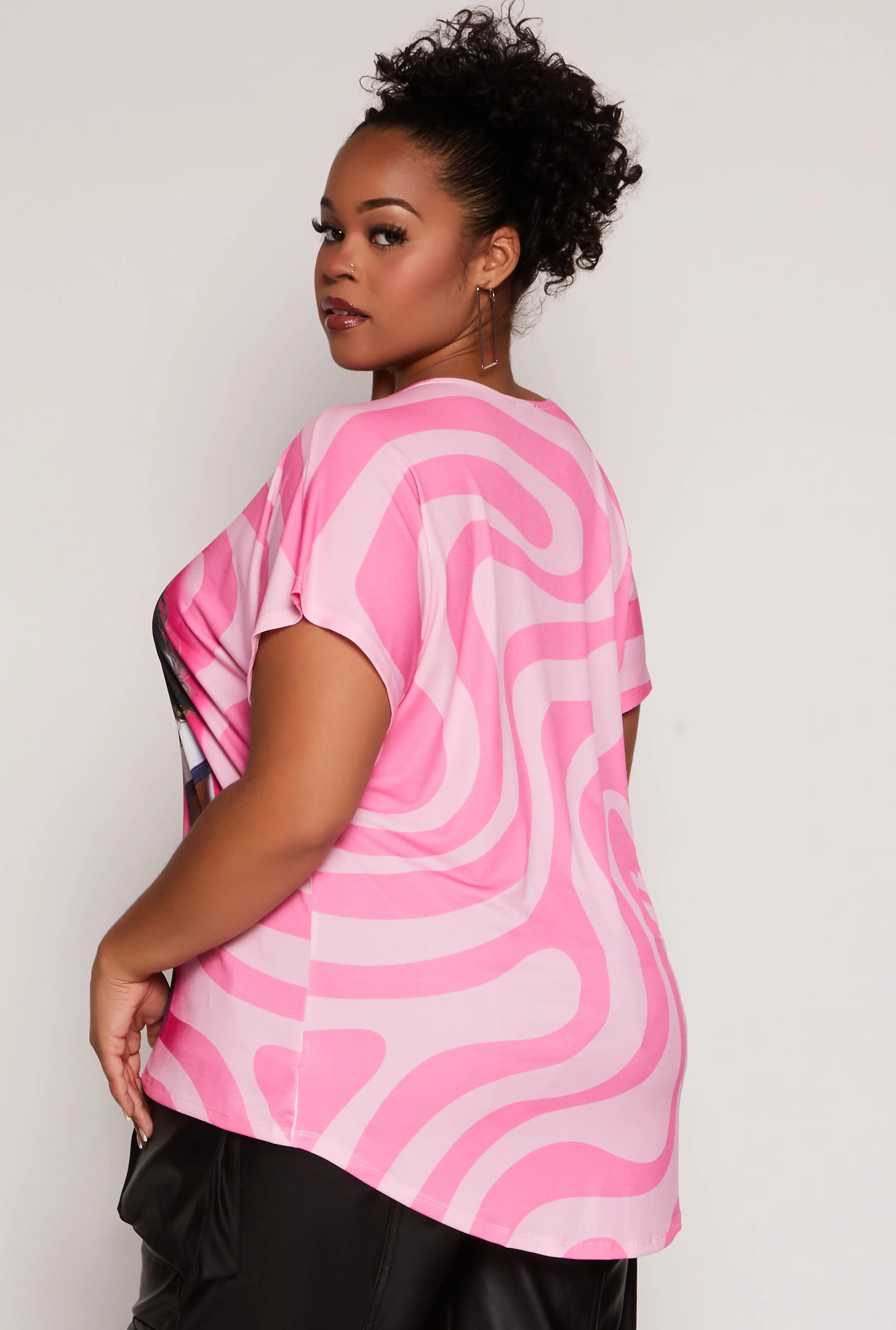 Plus Size Howdy Yall Graphic Top sold by Rainbow product image thumbnail 3