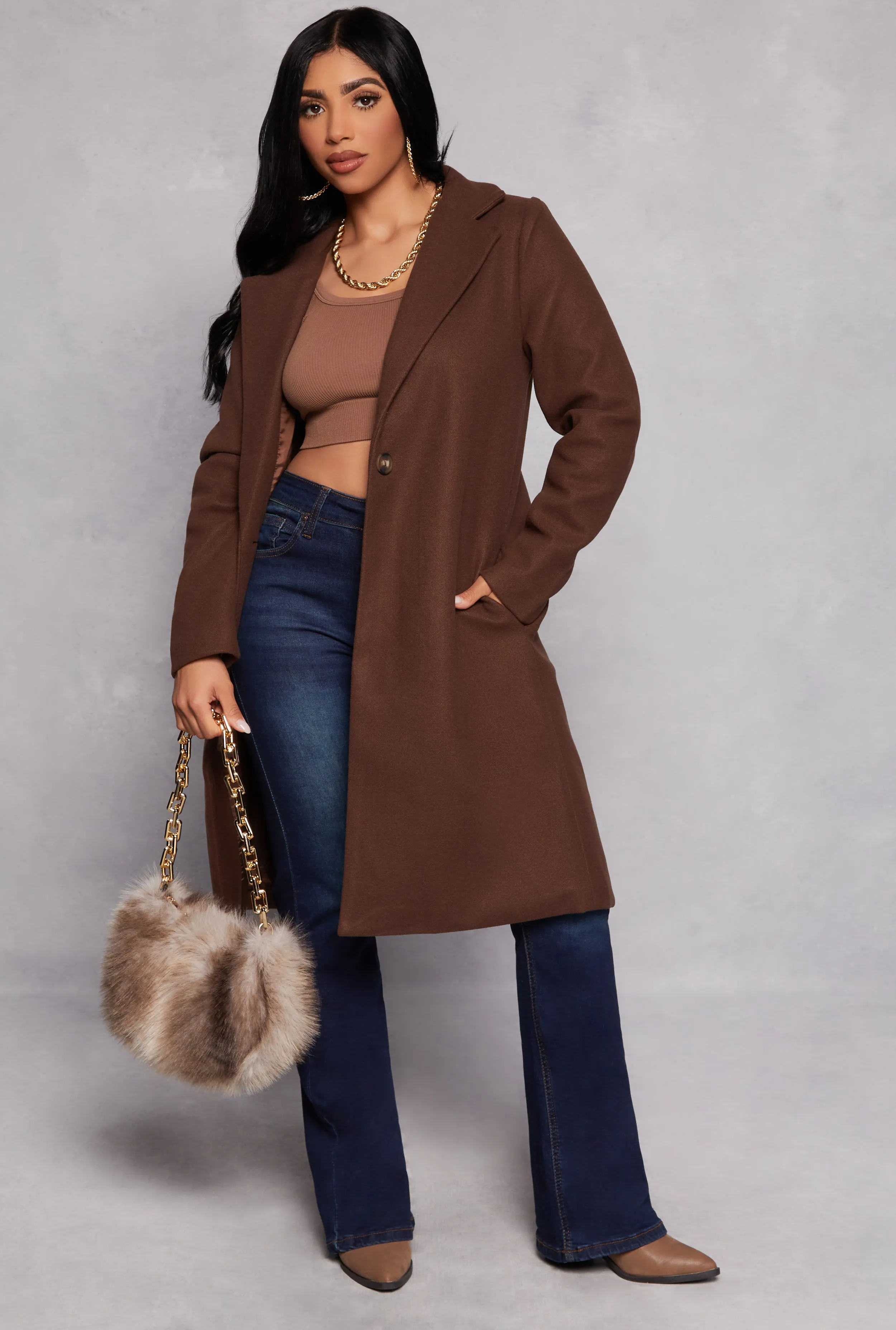 One Button Coat sold by Rainbow product image thumbnail 2