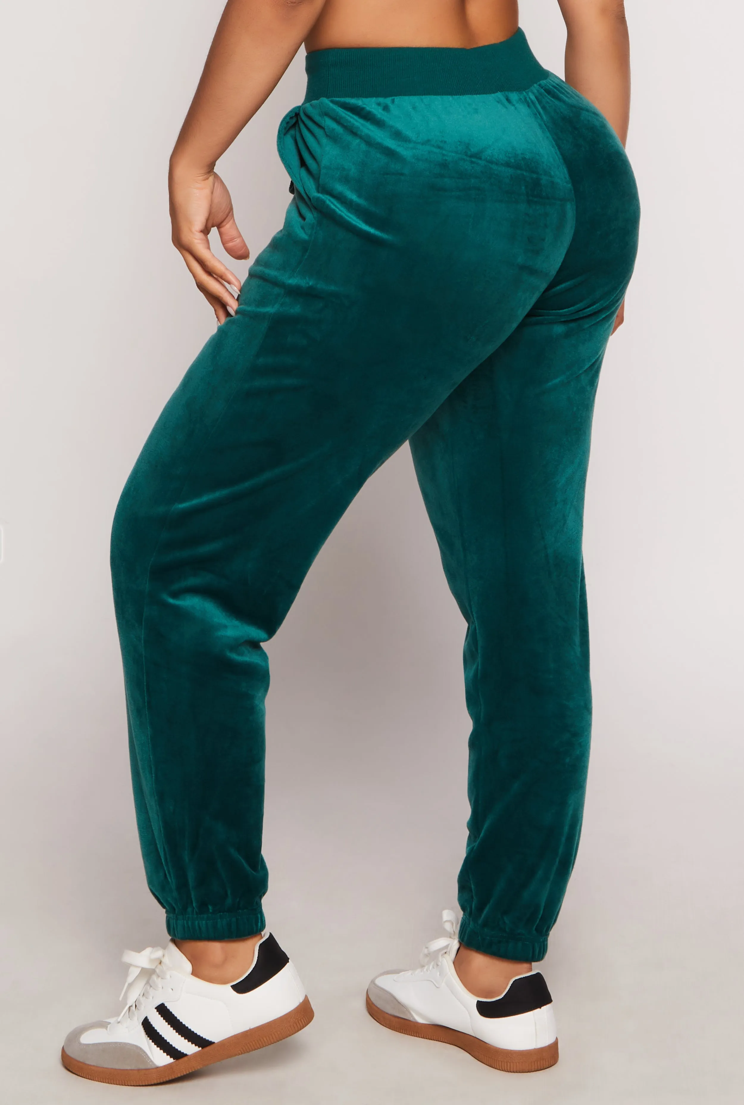 Velour Drawstring Sweatpants sold by Rainbow product image thumbnail 3