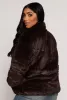 Ambiance Faux Fur Zip Front Jacket sold by Rainbow