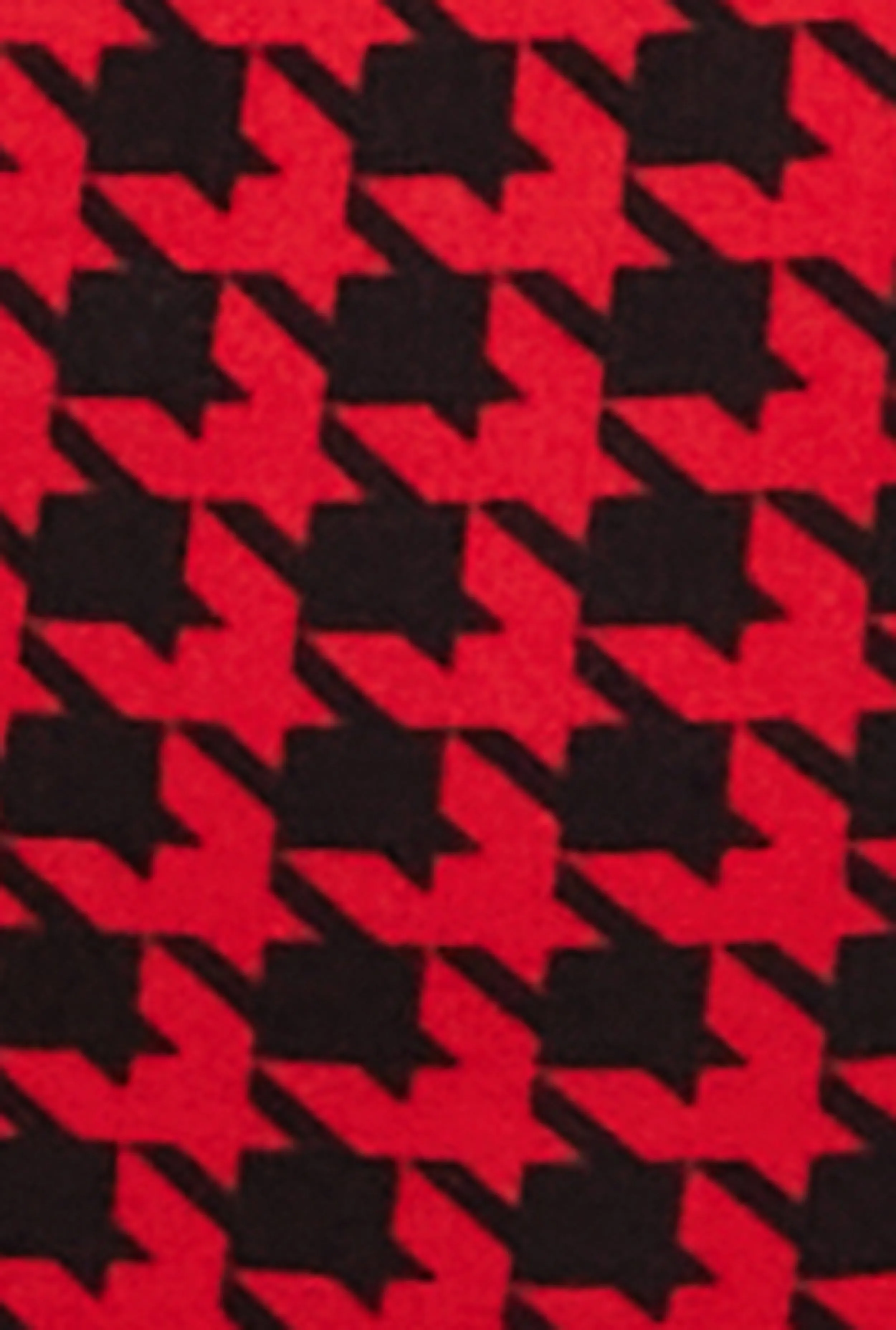 Plus Size Houndstooth Half Zip Midi Dress sold by Rainbow product image thumbnail 4