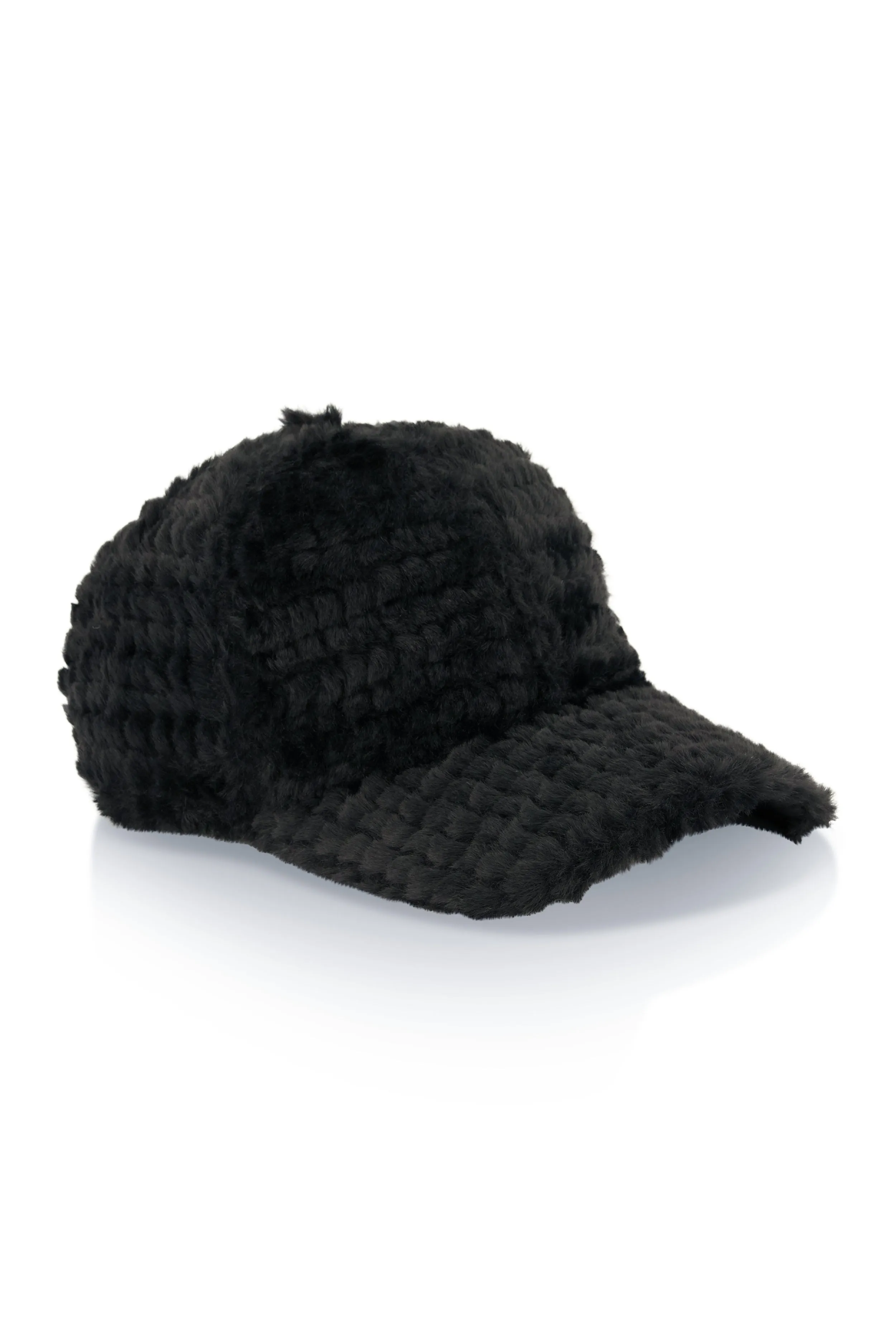 Faux Fur Baseball Cap sold by Rainbow product image thumbnail 3
