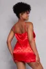 Plus Size Satin Heart Pajama Cami with Shorts sold by Rainbow