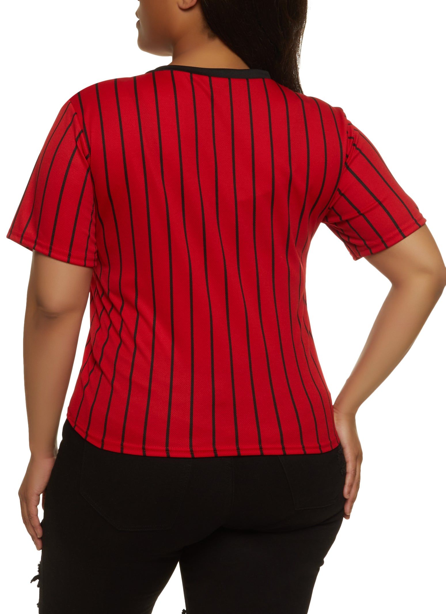 Plus Size Striped Honey 92 Graphic Tee sold by Rainbow product image thumbnail 2