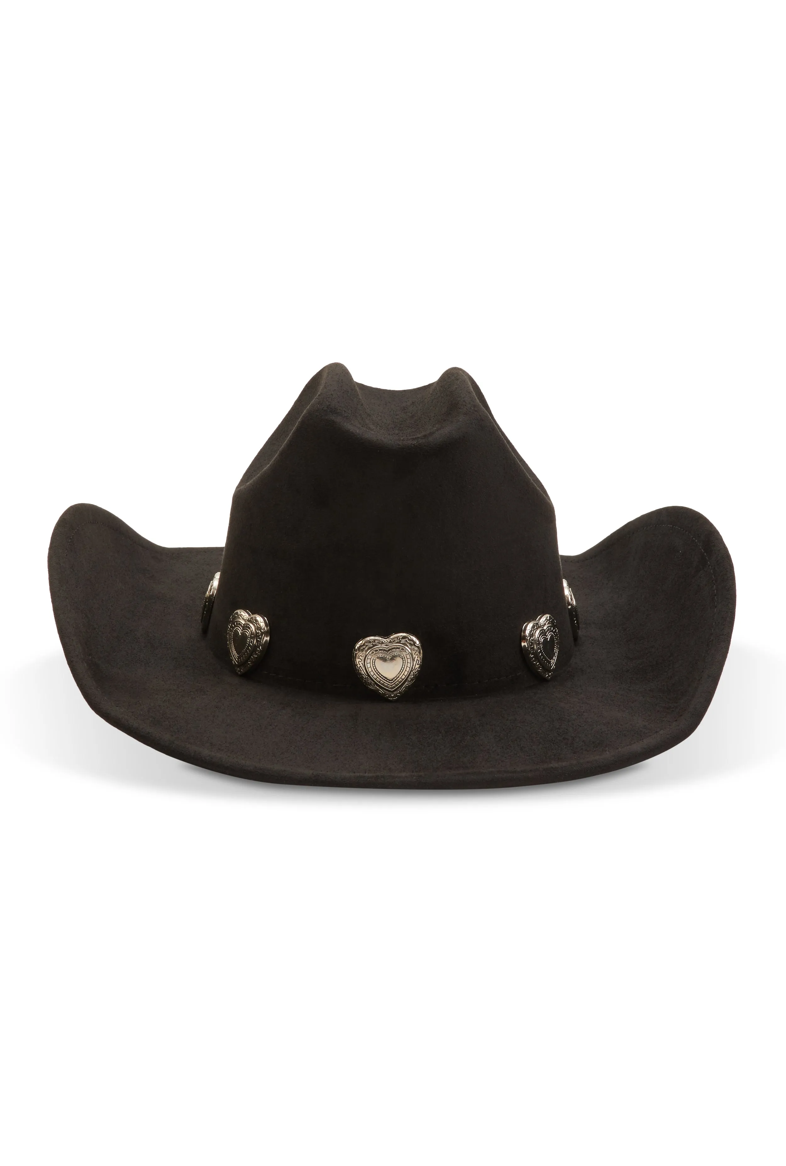 Heart Trim Faux Suede Cowboy Hat sold by Rainbow product image thumbnail 5