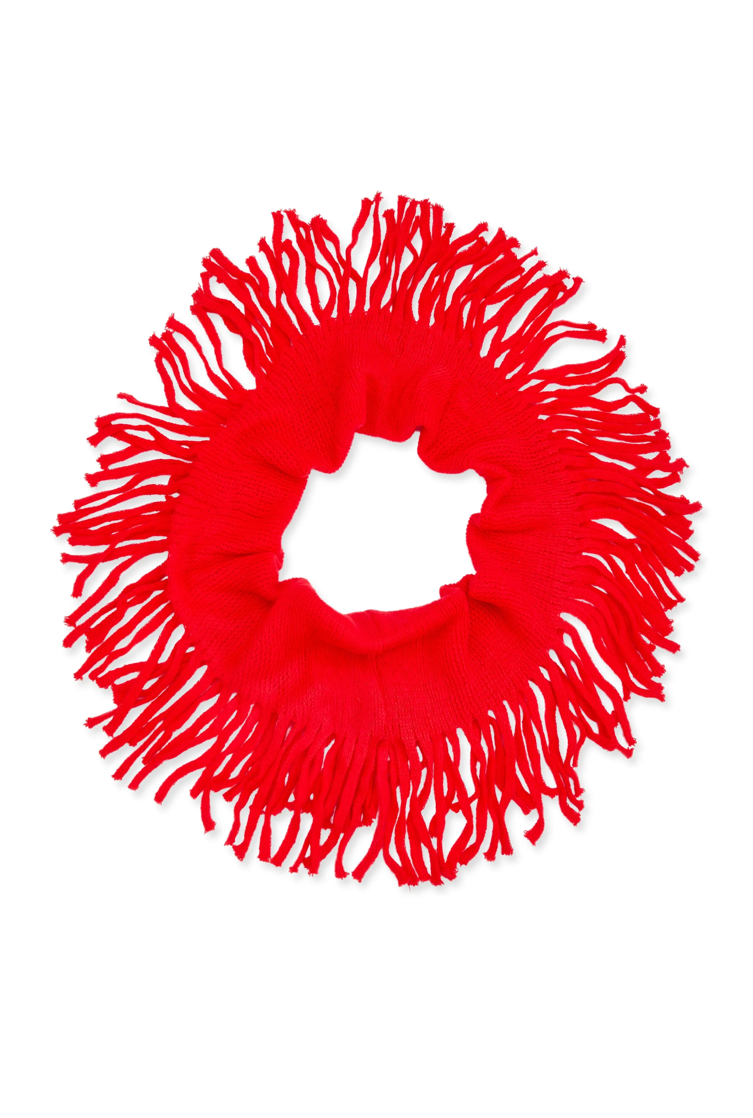 Solid Fringe Infinity Scarf sold by Rainbow product image thumbnail 3