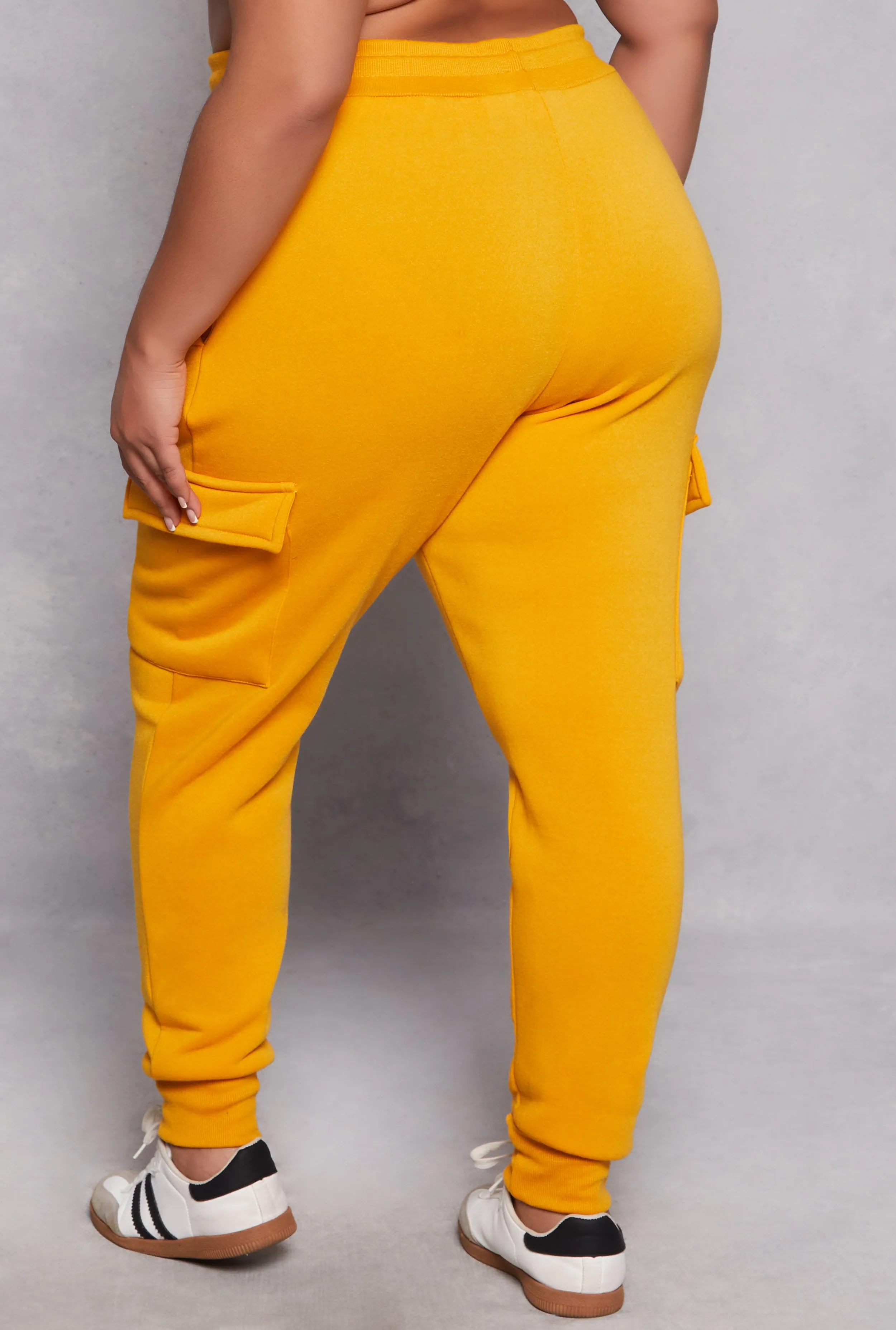 Plus Size Fleece Lined Cargo Joggers sold by Rainbow product image thumbnail 3