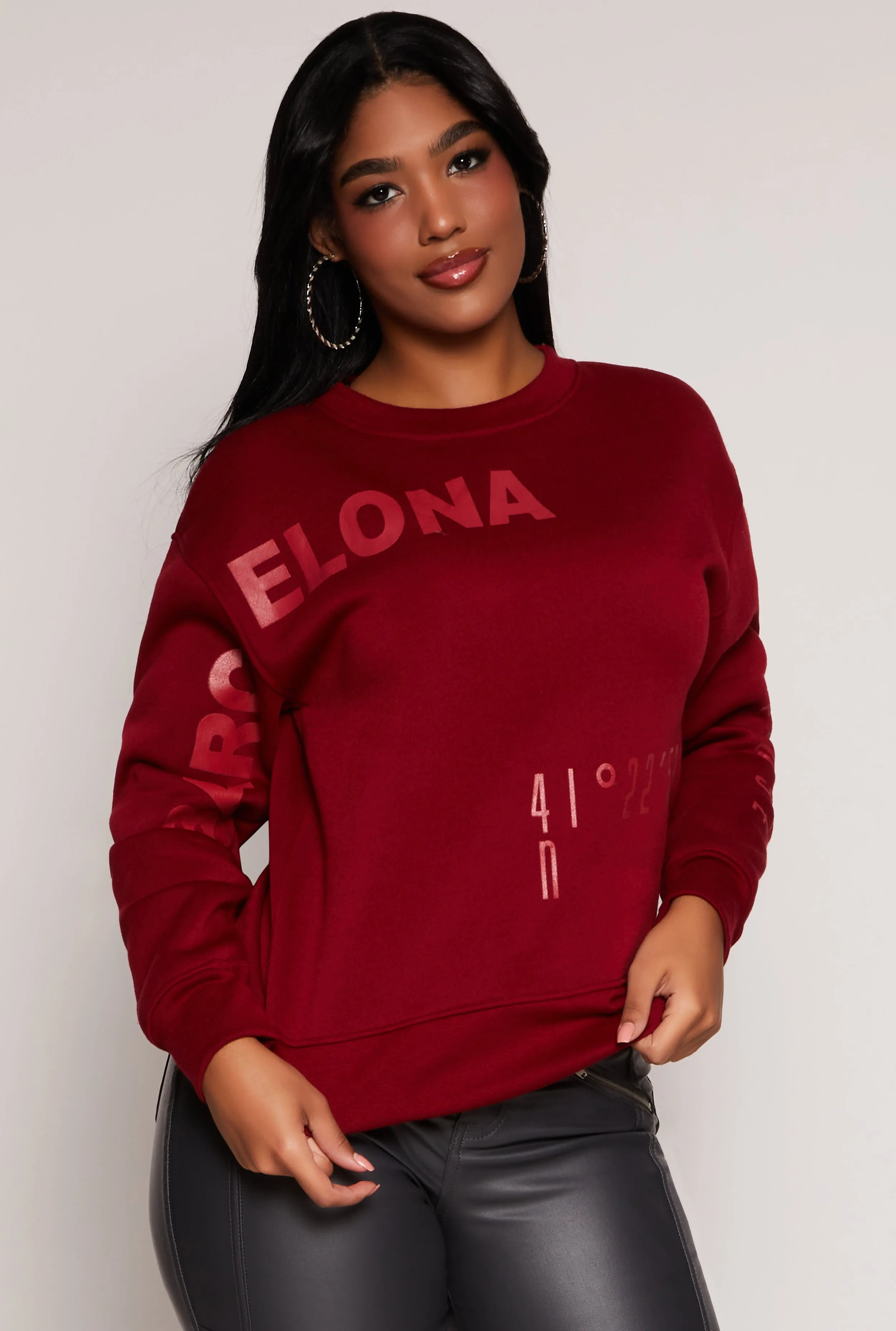 Barcelona Graphic Sweatshirt sold by Rainbow