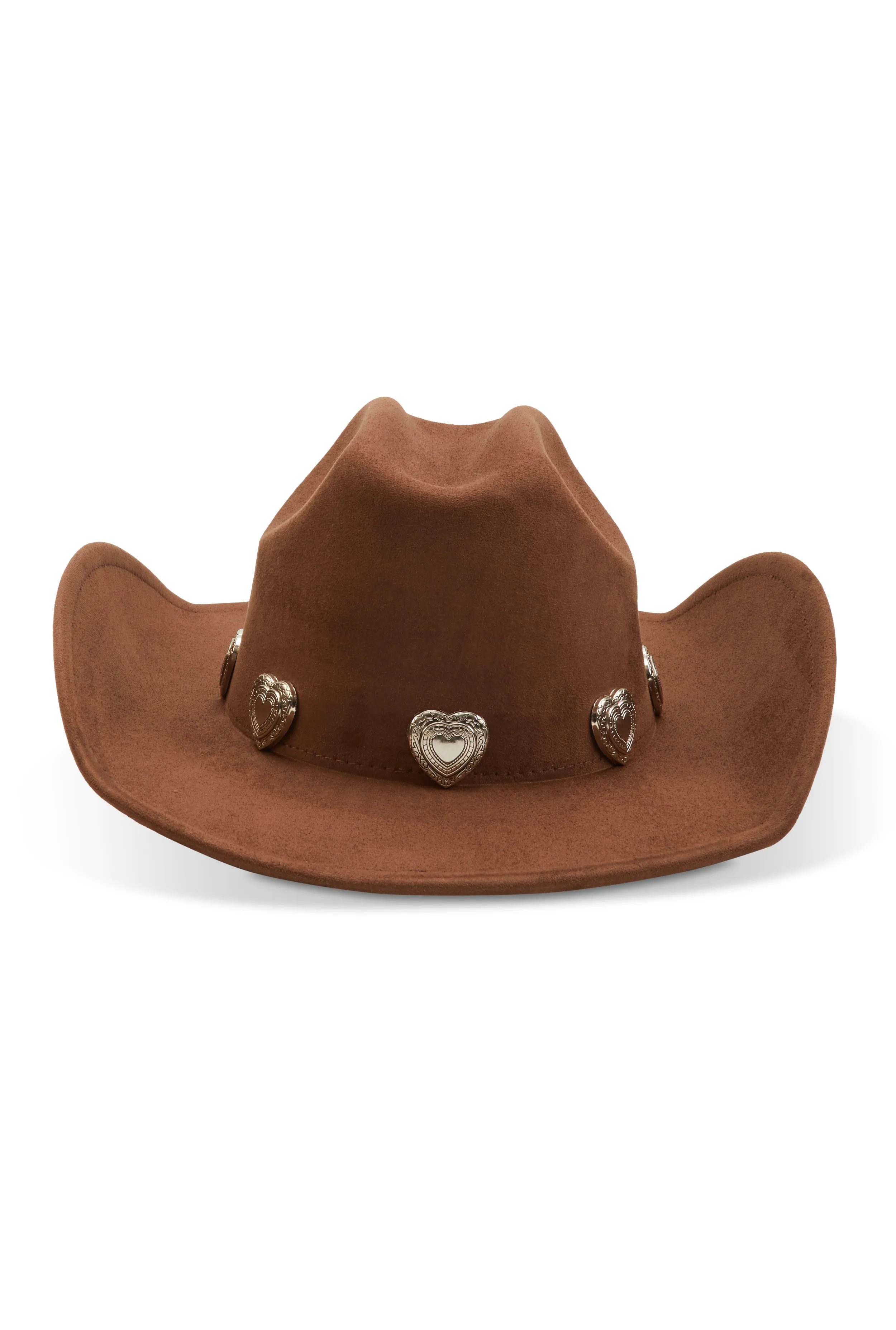 Heart Trim Faux Suede Cowboy Hat sold by Rainbow product image thumbnail 5