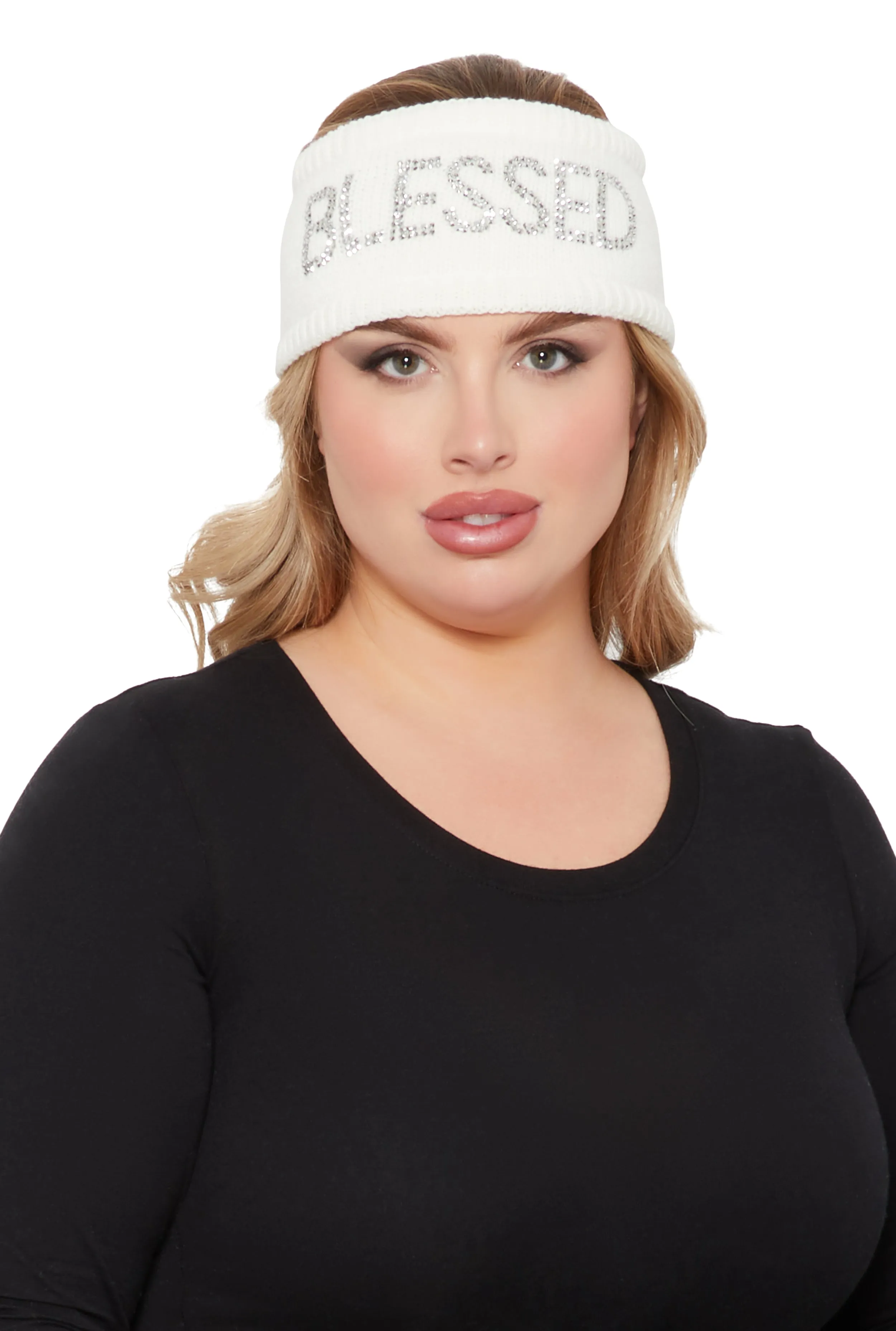 Rhinestone Blessed Headband sold by Rainbow