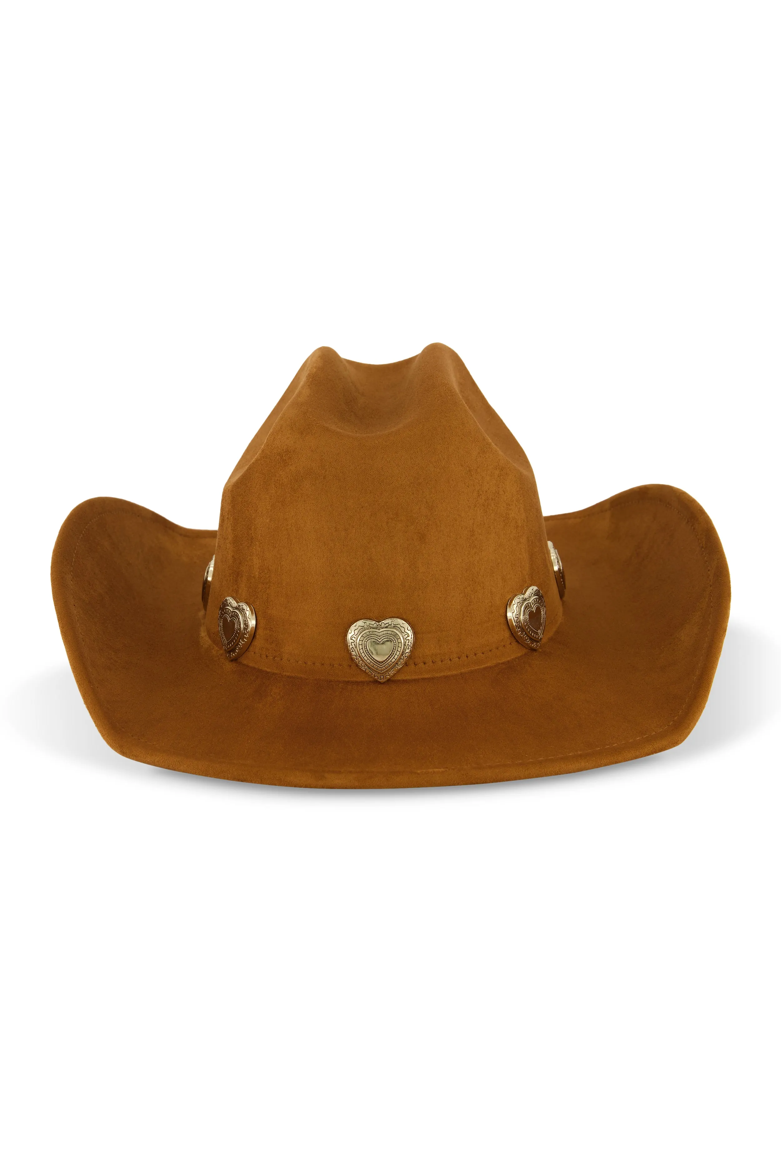 Heart Trim Faux Suede Cowboy Hat sold by Rainbow product image thumbnail 2