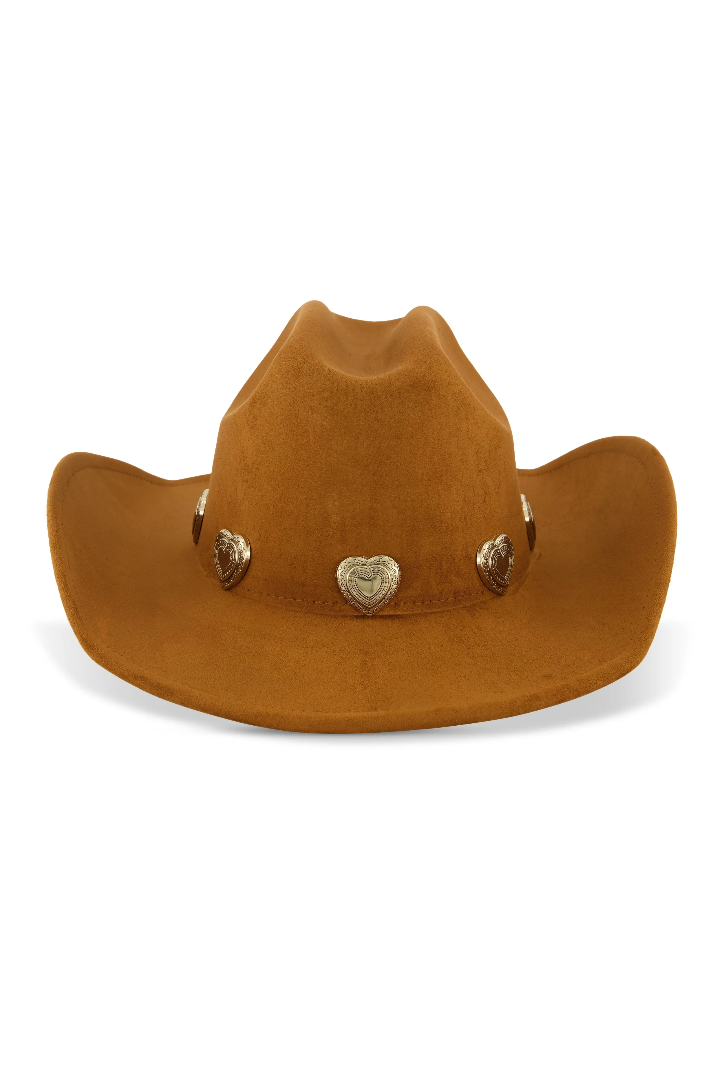 Heart Trim Faux Suede Cowboy Hat sold by Rainbow product image thumbnail 5