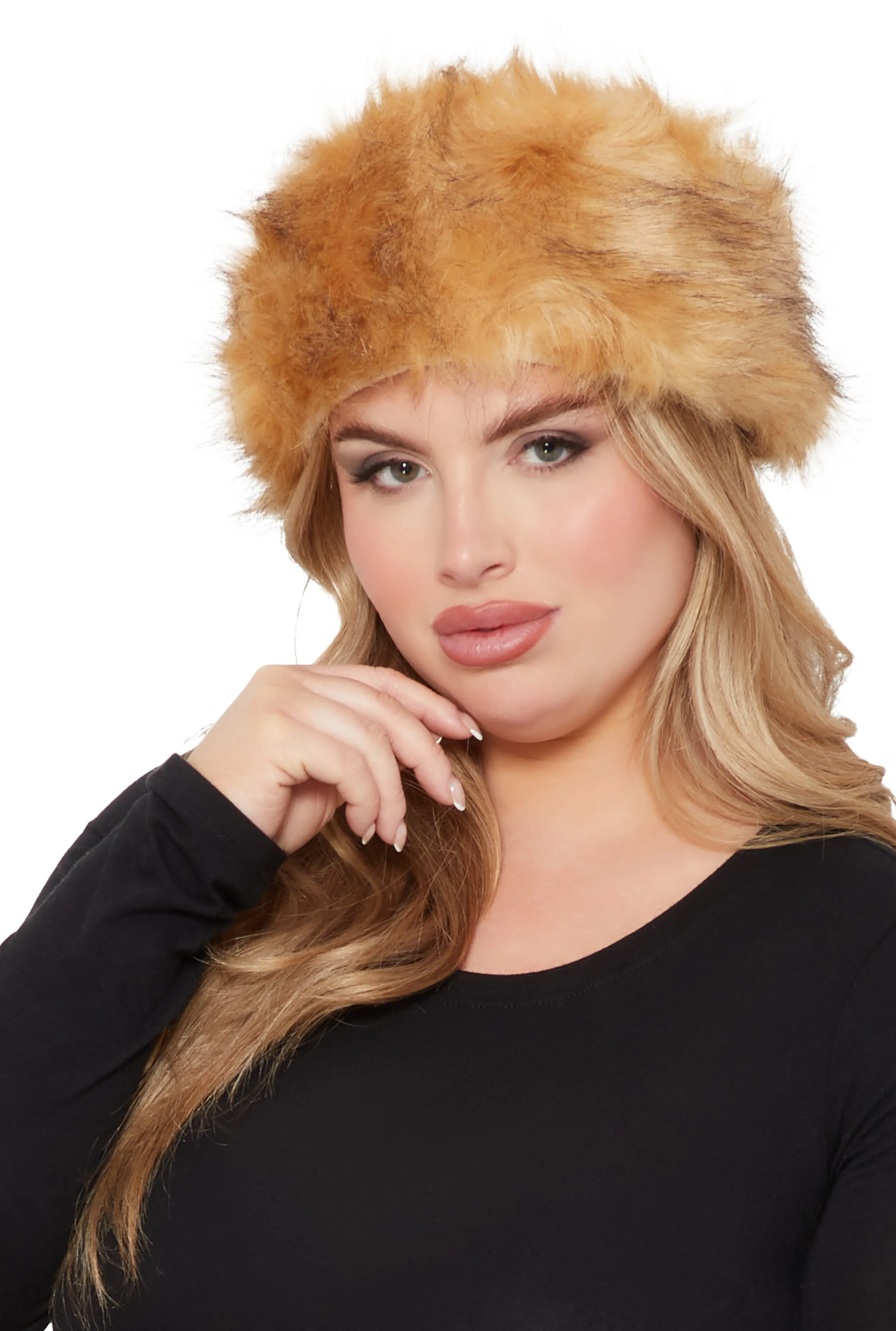 Faux Fur Headband sold by Rainbow