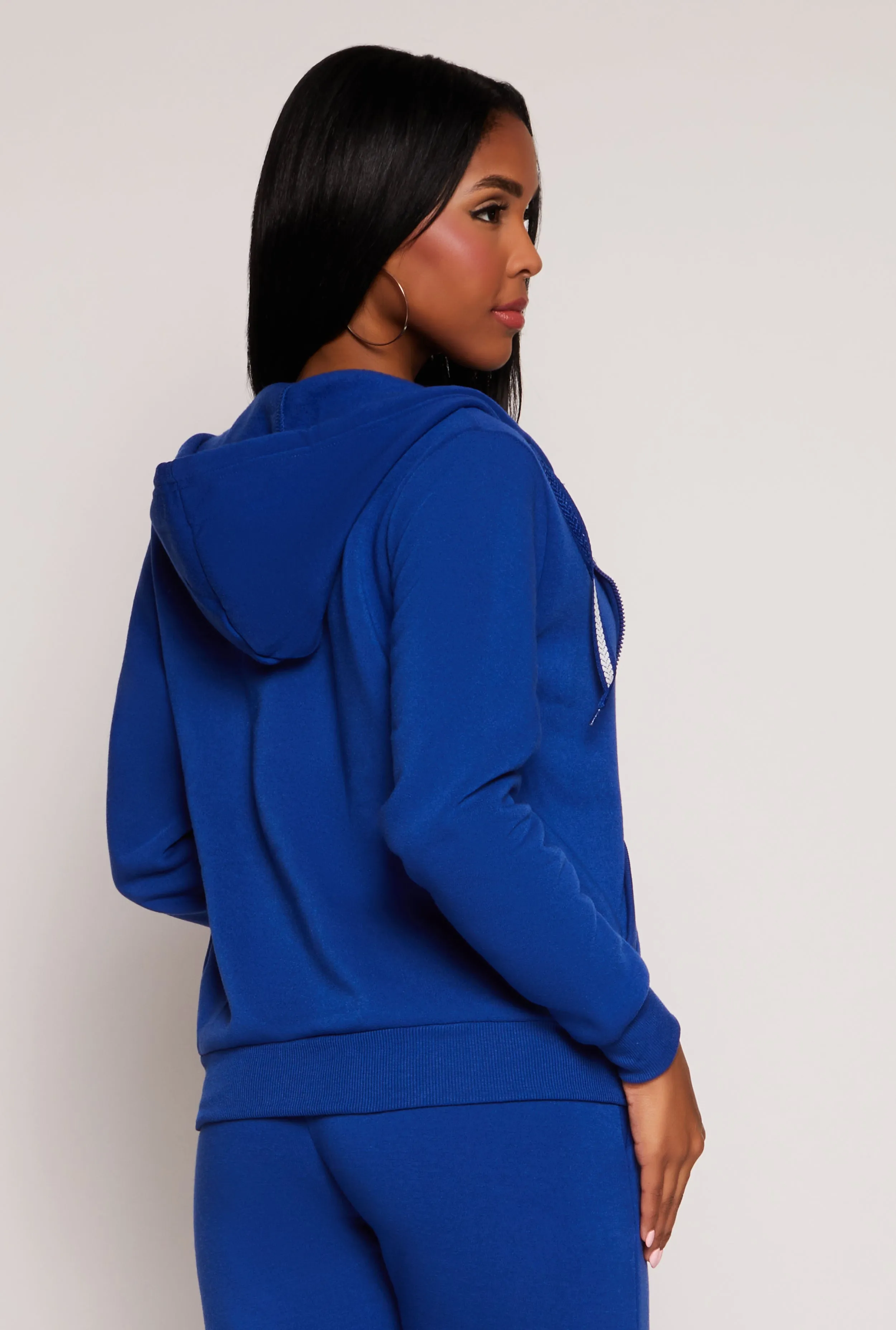 Fleece Full Zip Hoodie sold by Rainbow product image thumbnail 3