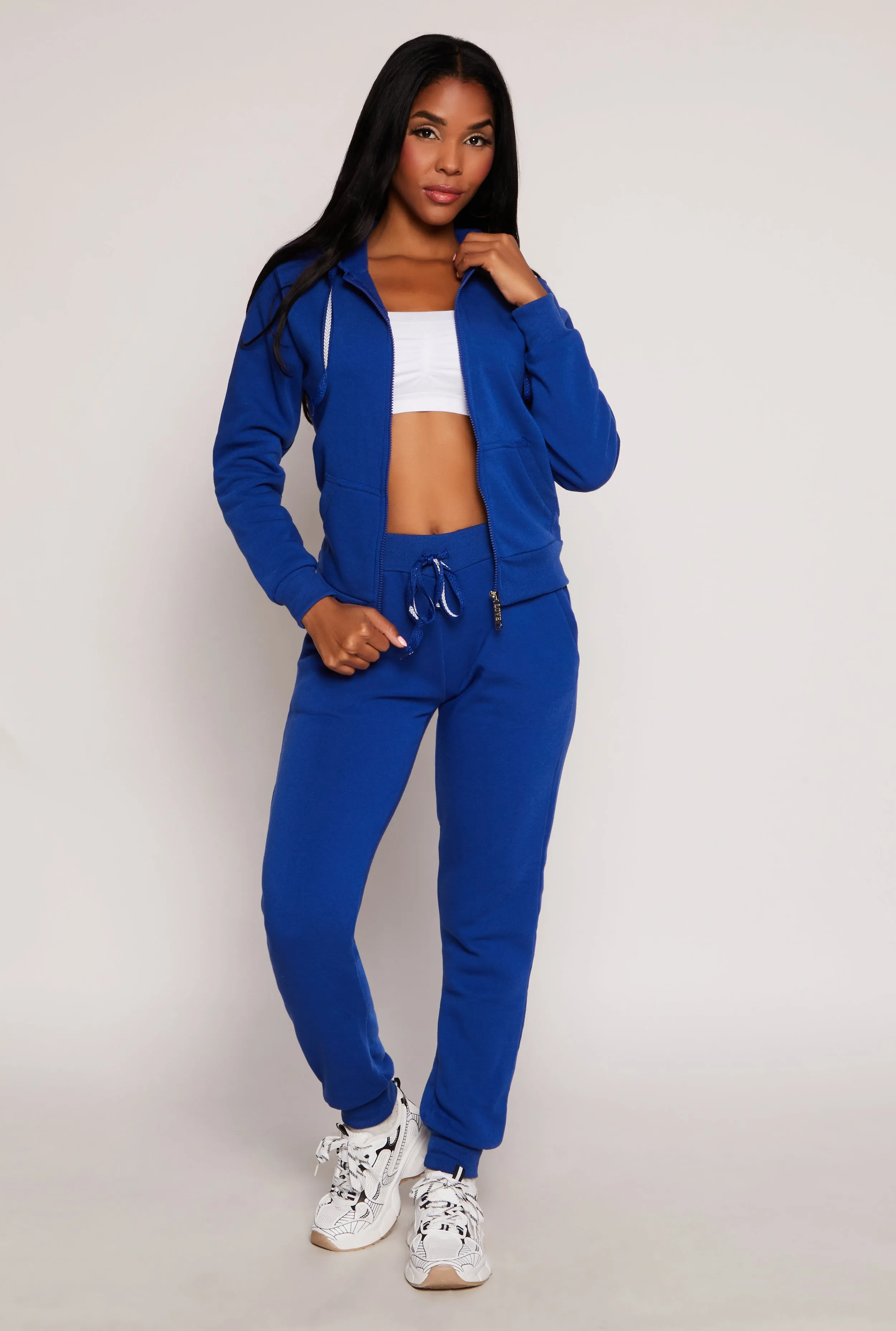 Fleece Full Zip Hoodie sold by Rainbow product image thumbnail 2