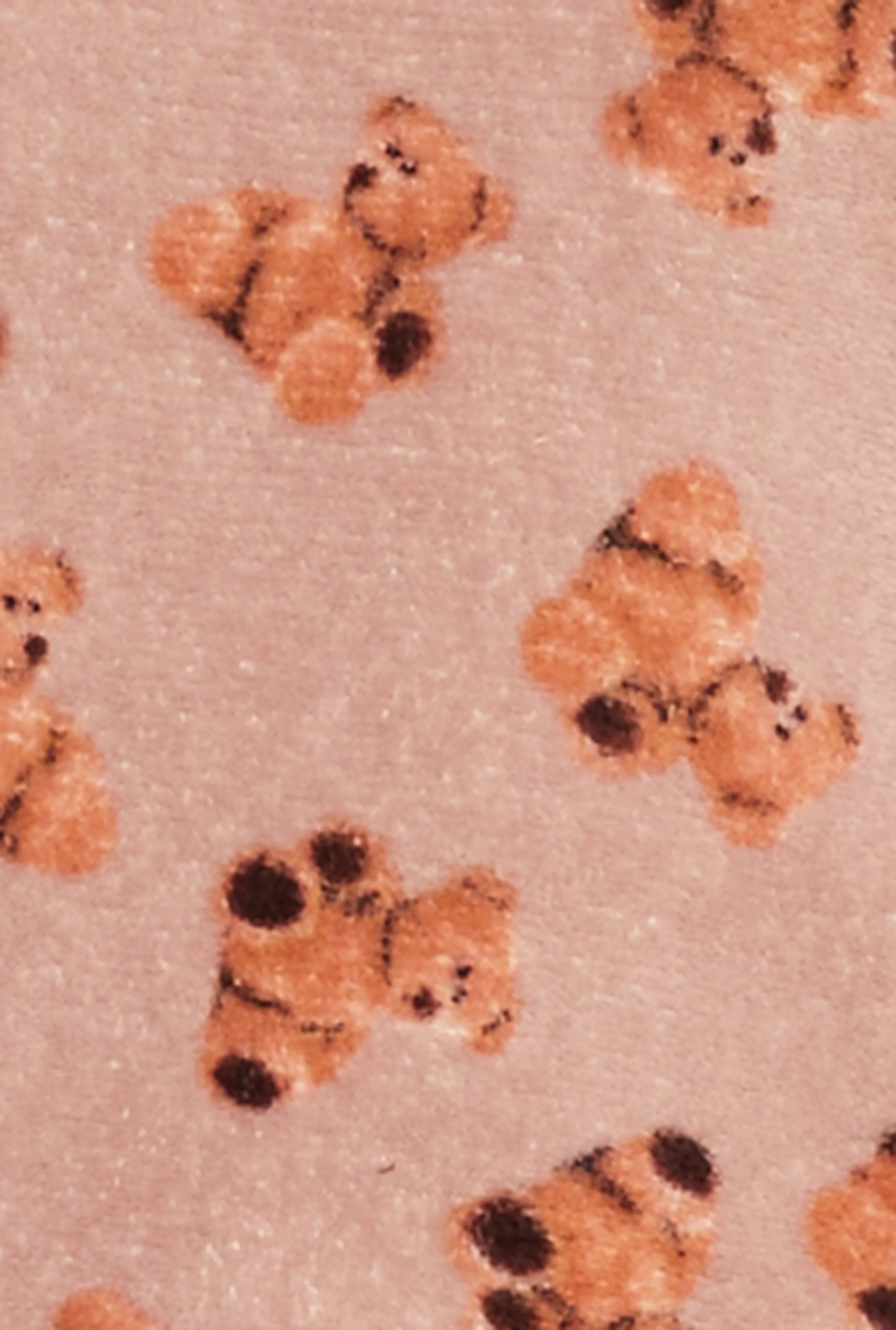 Plus Size Teddy Bear Print Pajama Top and Pants Set sold by Rainbow product image thumbnail 4