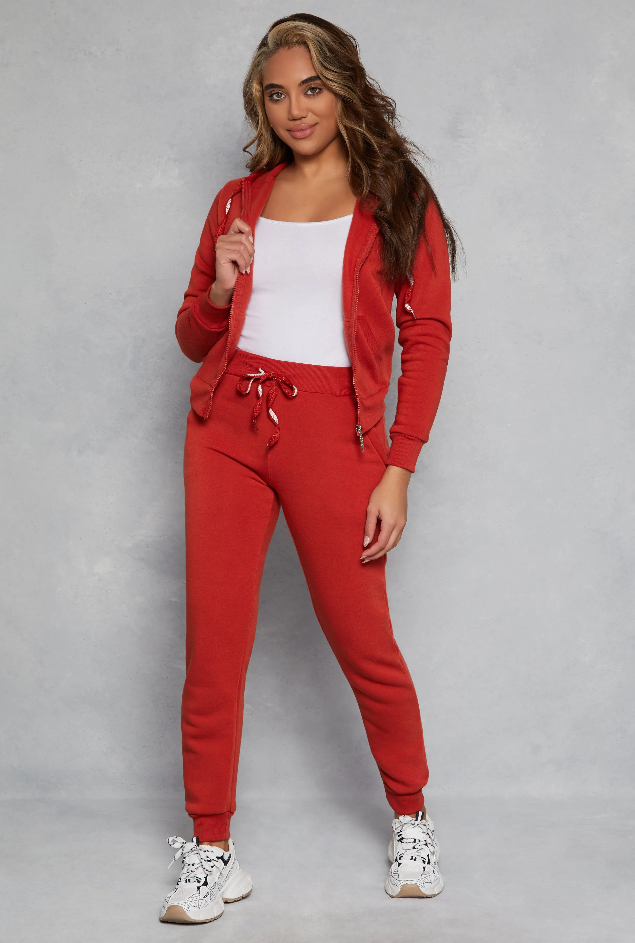 Fleece Full Zip Hoodie sold by Rainbow product image thumbnail 2