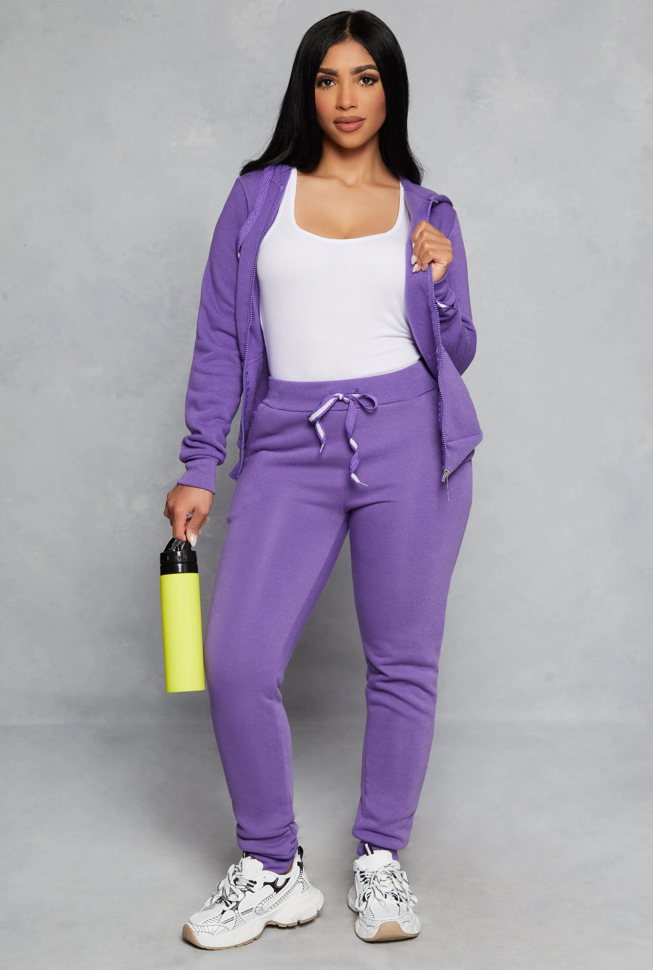 Fleece Full Zip Hoodie sold by Rainbow product image thumbnail 2