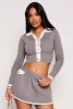 Daisy Contrast Trim Button Front Cardigan sold by Rainbow