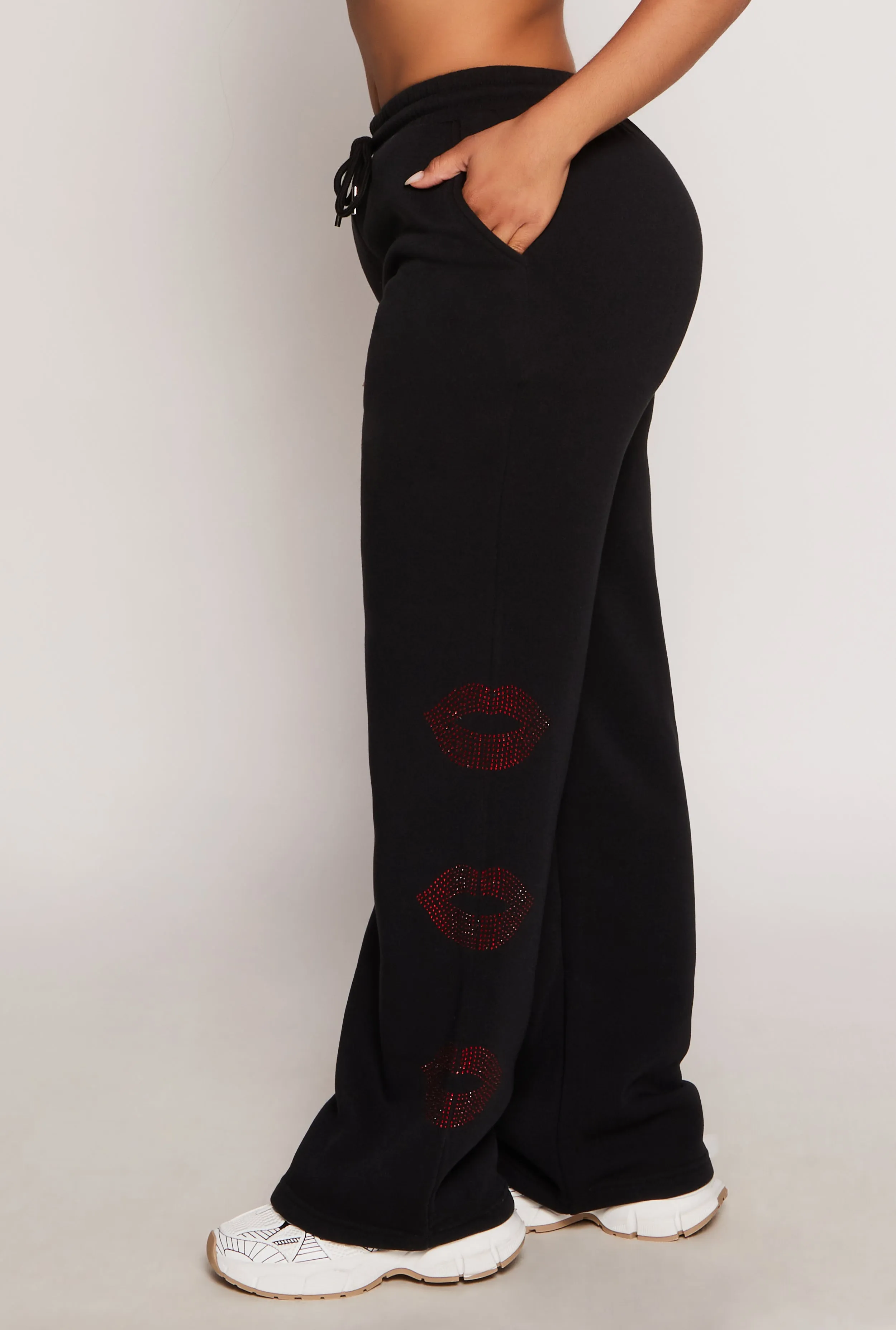 Rhinestone Graphic Detail Sweatpants sold by Rainbow product image thumbnail 2