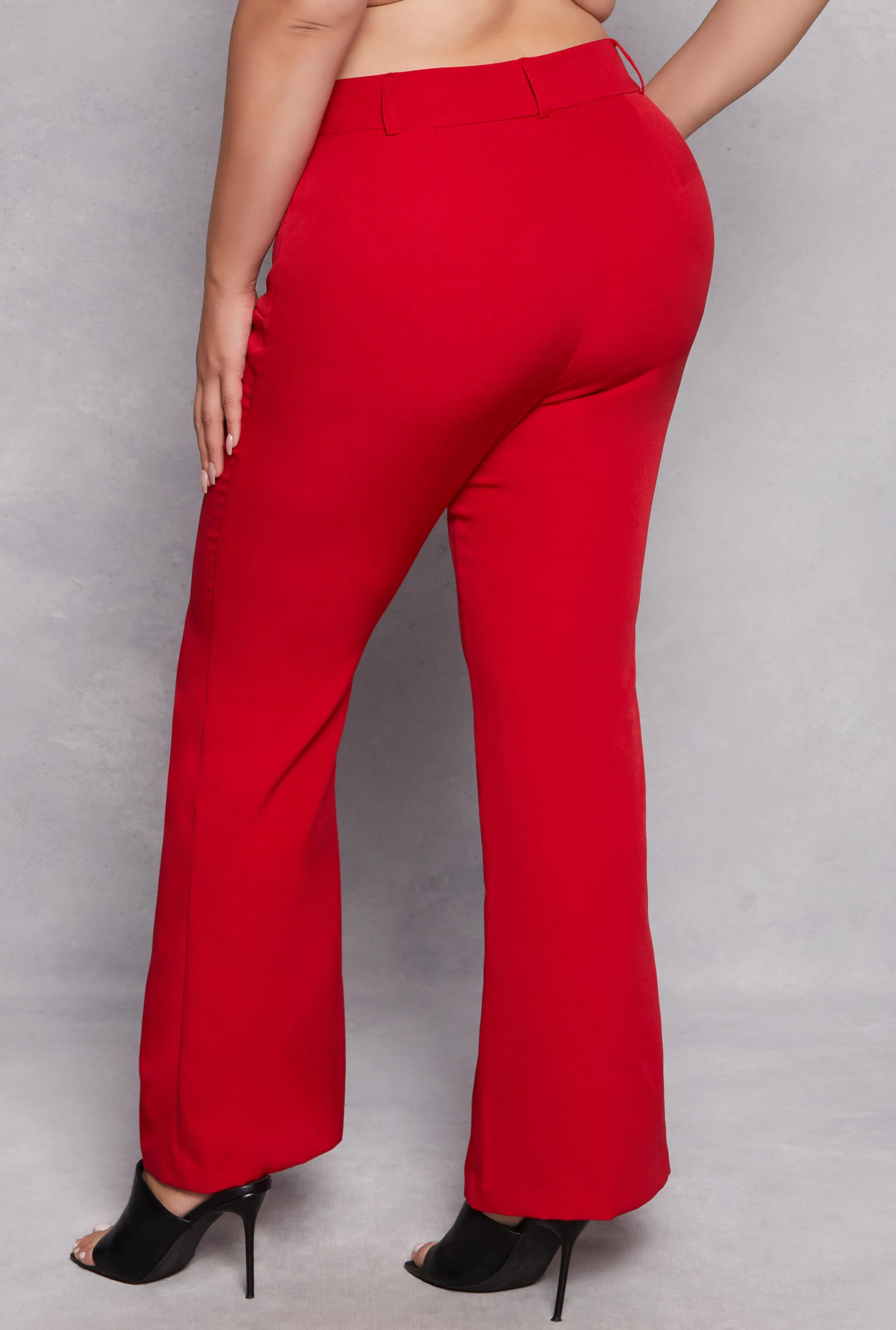 Plus Size Flared Dress Pants sold by Rainbow product image thumbnail 3