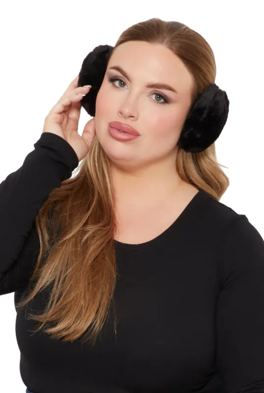 Faux Fur Earmuffs sold by Rainbow