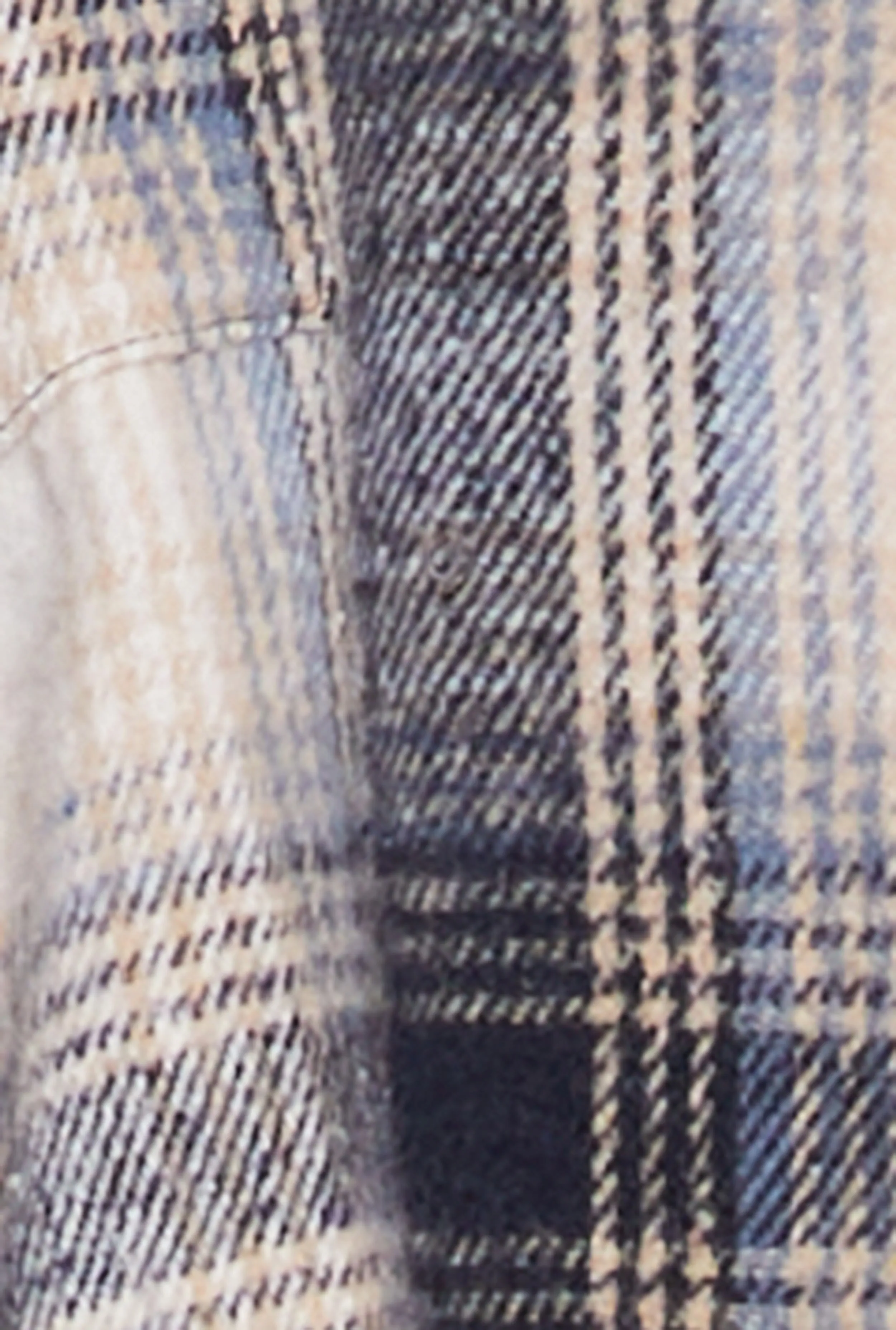 Plus Size High Low Plaid Shacket sold by Rainbow product image thumbnail 4