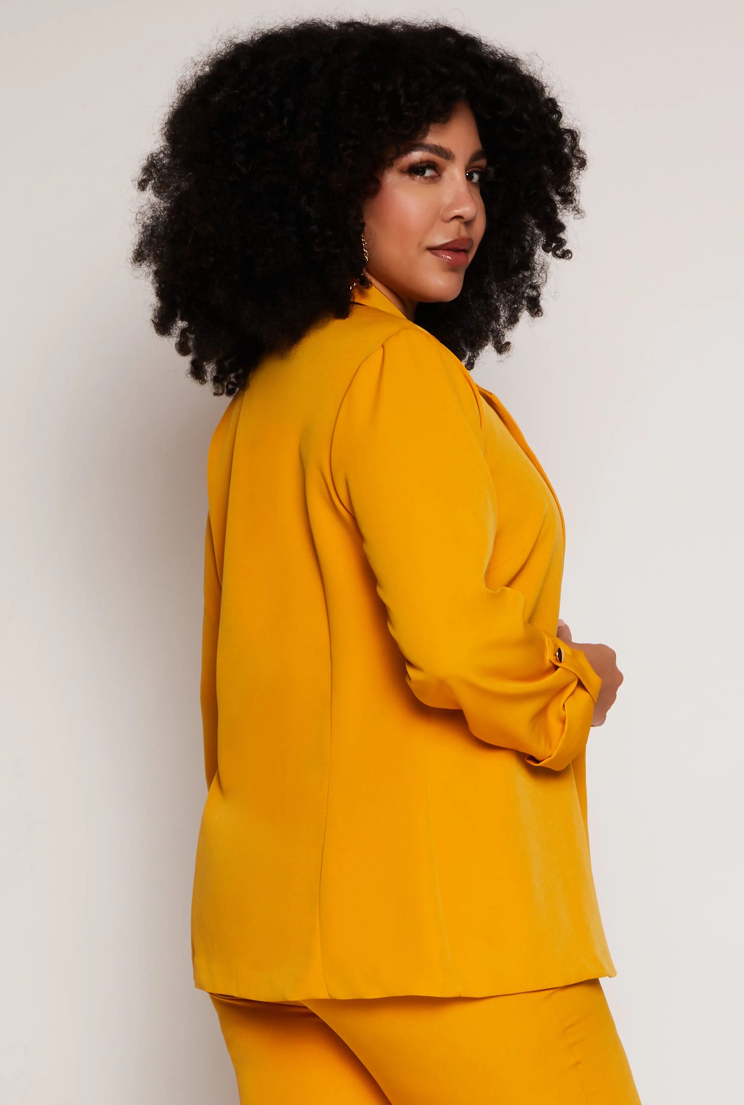 Plus Size Tabbed Long Sleeve Blazer sold by Rainbow product image thumbnail 3