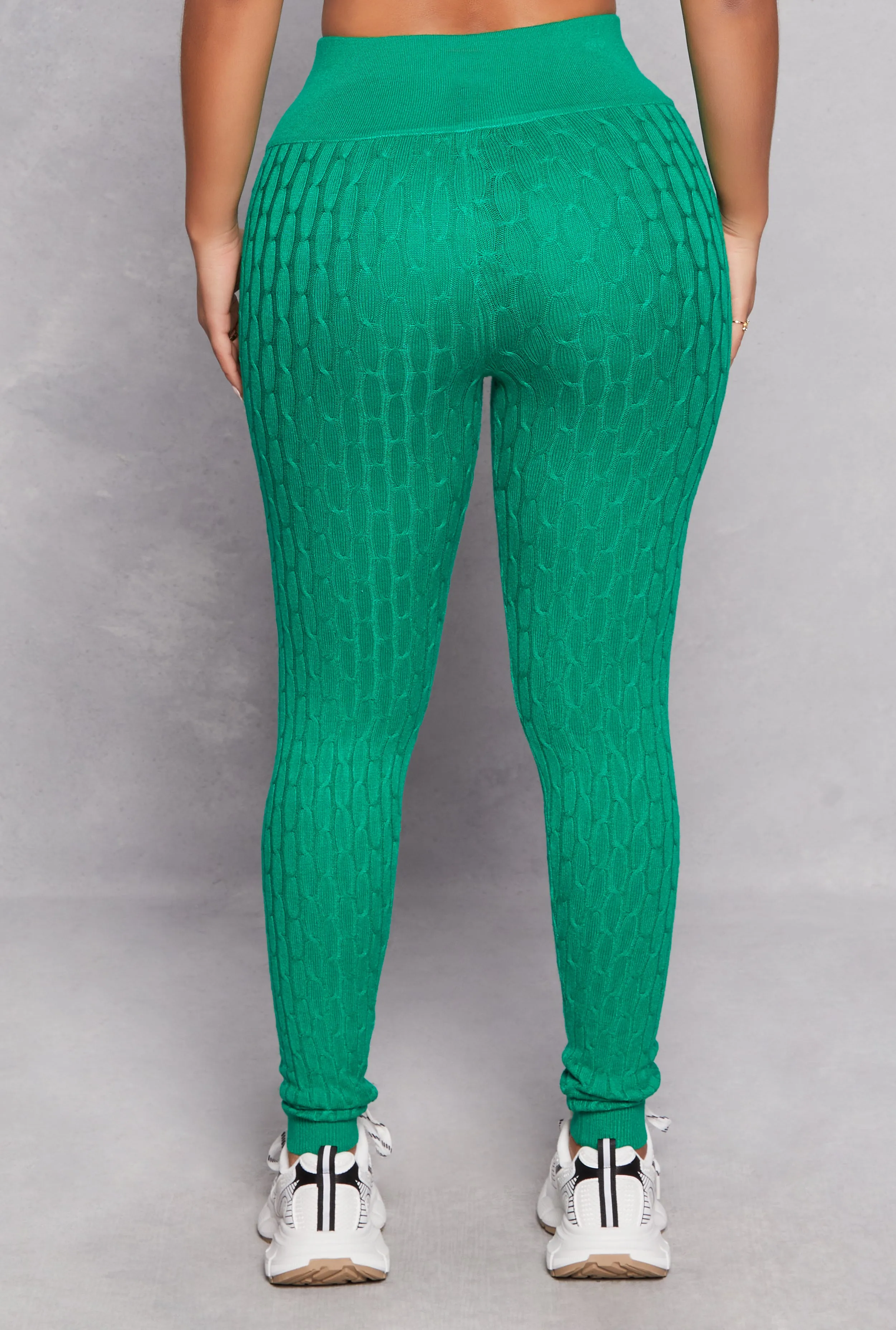 Daisy Cable Knit High Waist Leggings sold by Rainbow product image thumbnail 3
