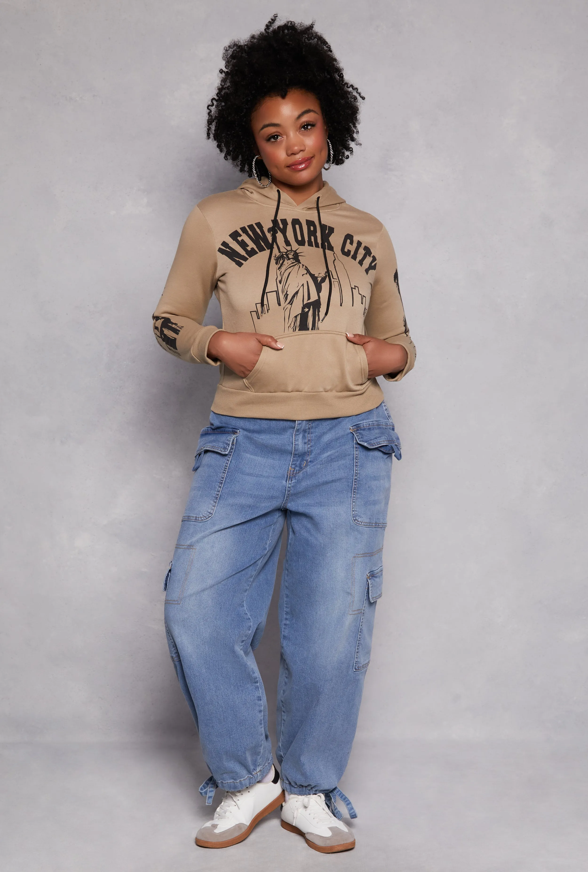 Plus Size New York City Graphic Hoodie sold by Rainbow product image thumbnail 2