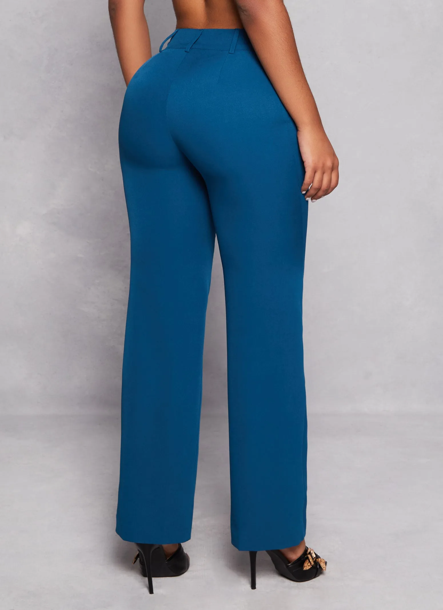Crepe Knit High Waist Trousers sold by Rainbow product image thumbnail 3