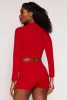 Rhinestone Trim Fringe Cropped Blazer sold by Rainbow