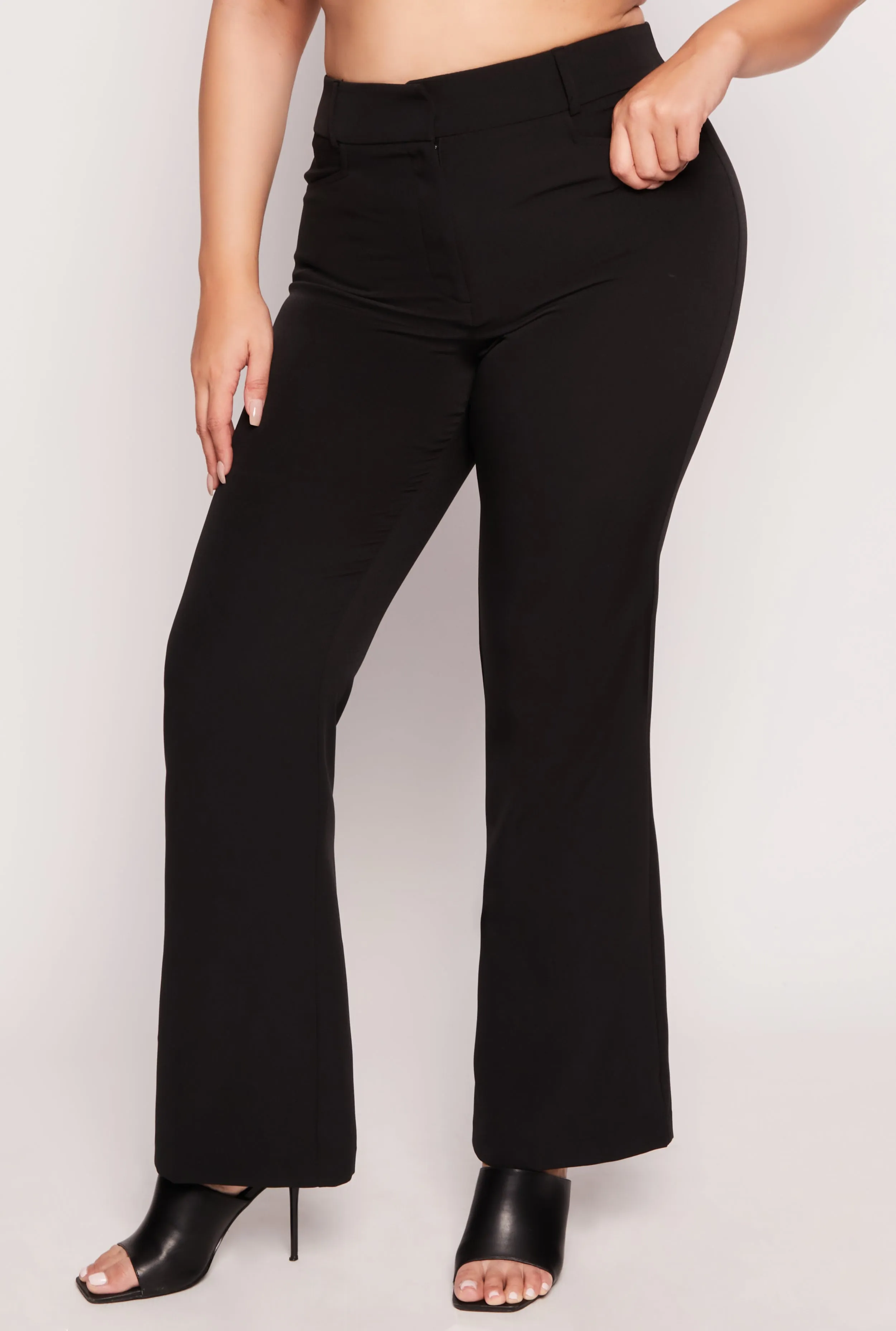 Plus Size Flared Dress Pants sold by Rainbow product image thumbnail 2