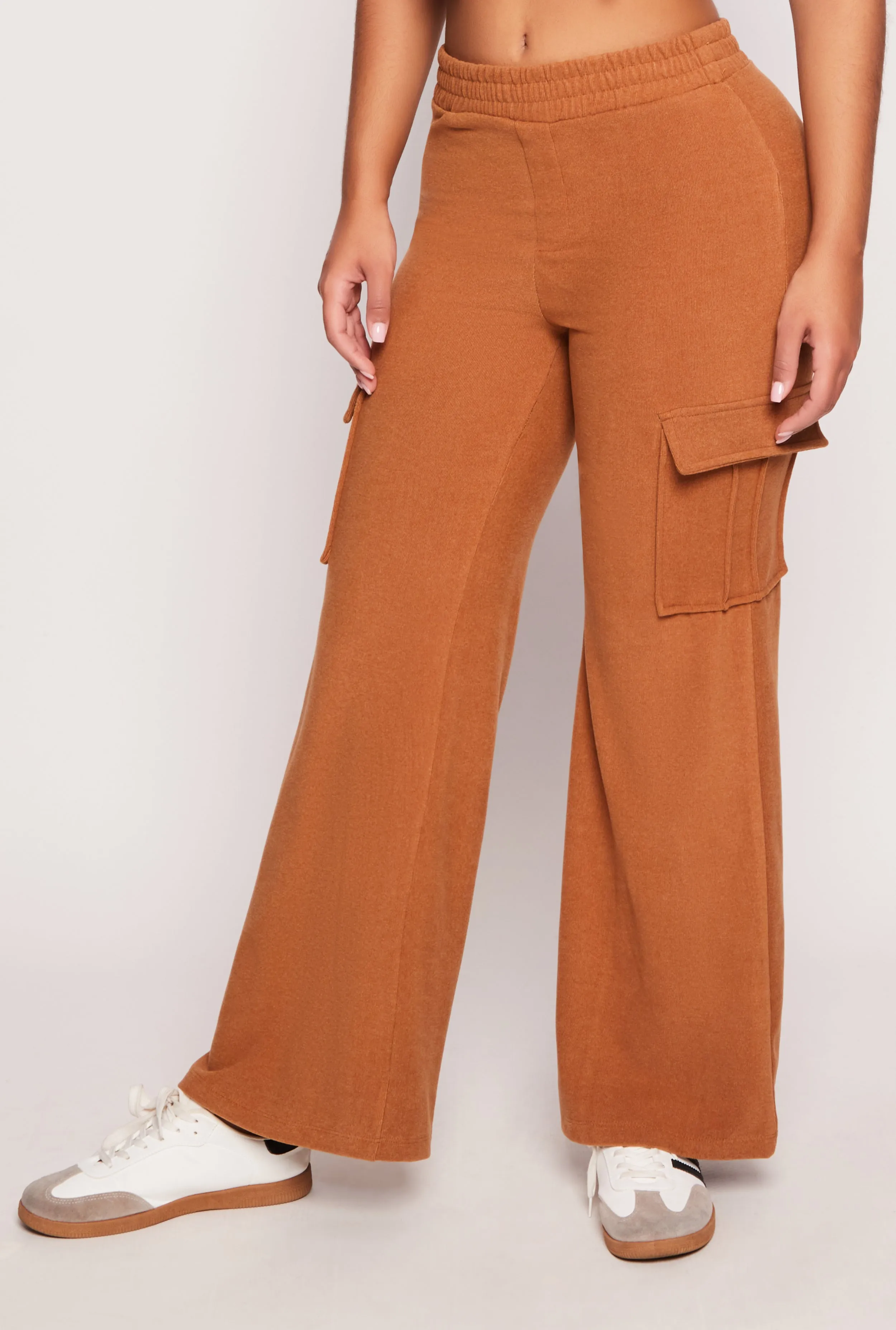 Iris Wide Leg Cargo Sweatpants sold by Rainbow product image thumbnail 2
