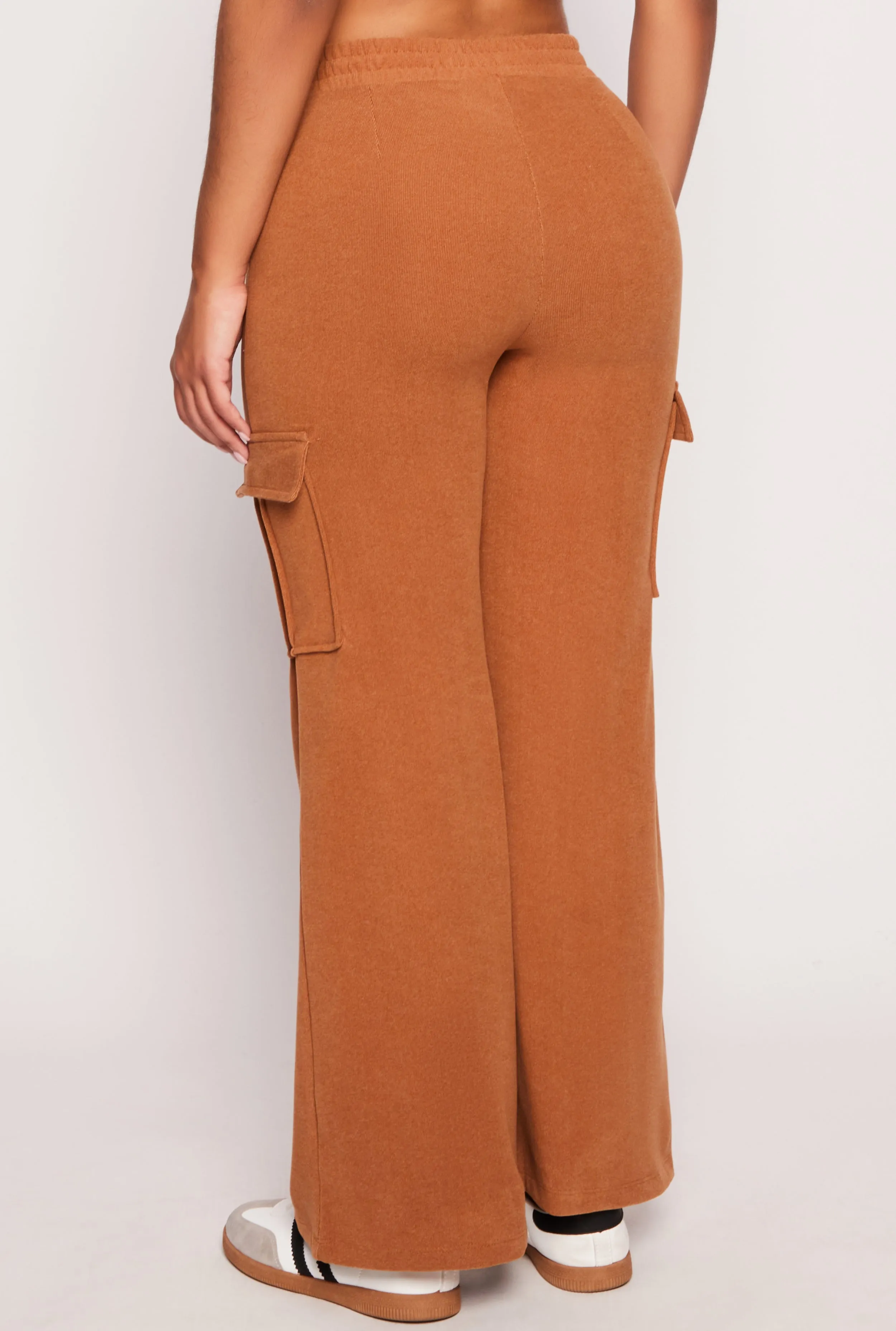 Iris Wide Leg Cargo Sweatpants sold by Rainbow product image thumbnail 3