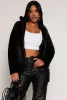 Mock Neck Faux Fur Jacket sold by Rainbow