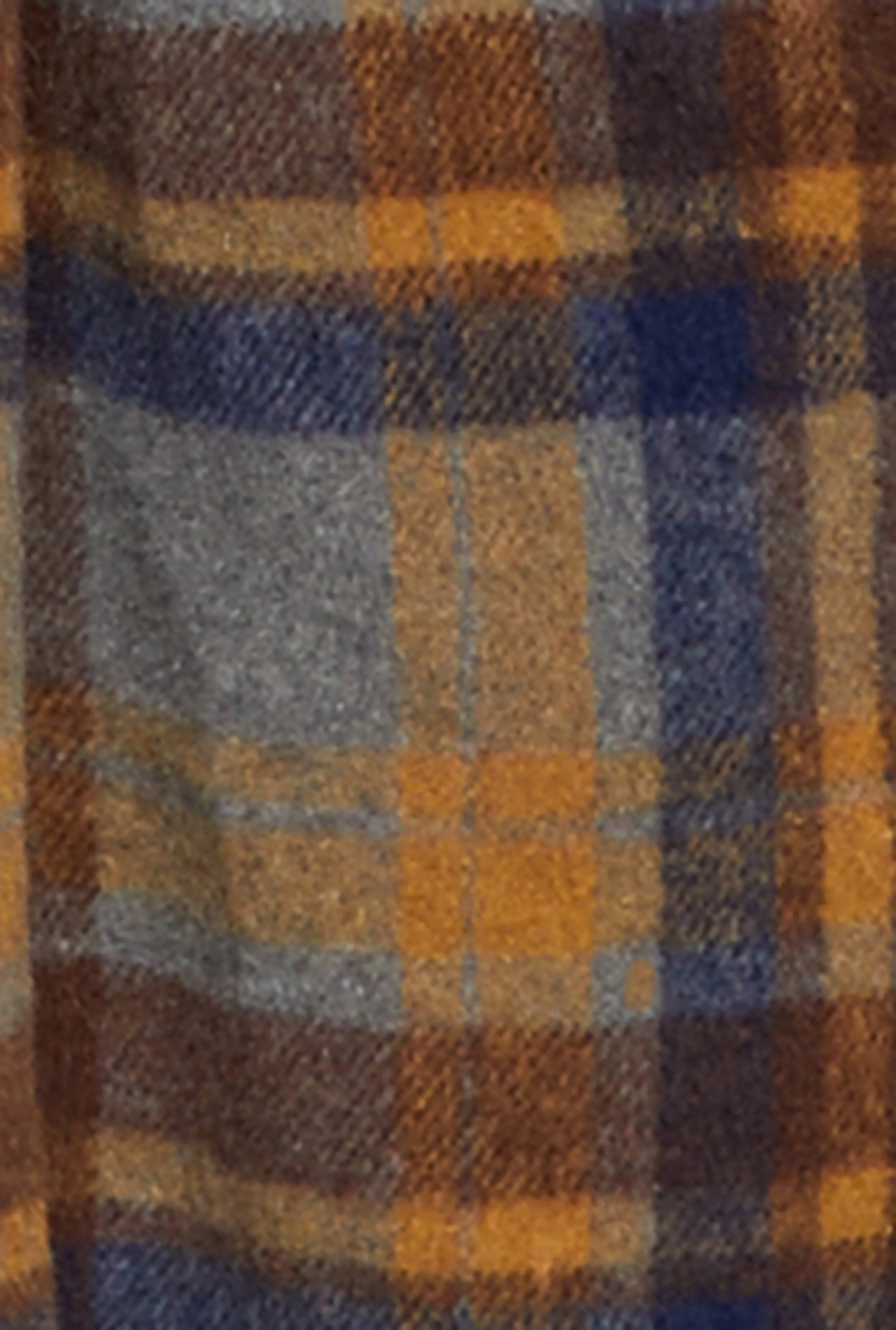 Spoon Jeans Faux Fur Collar Plaid Shacket sold by Rainbow product image thumbnail 4